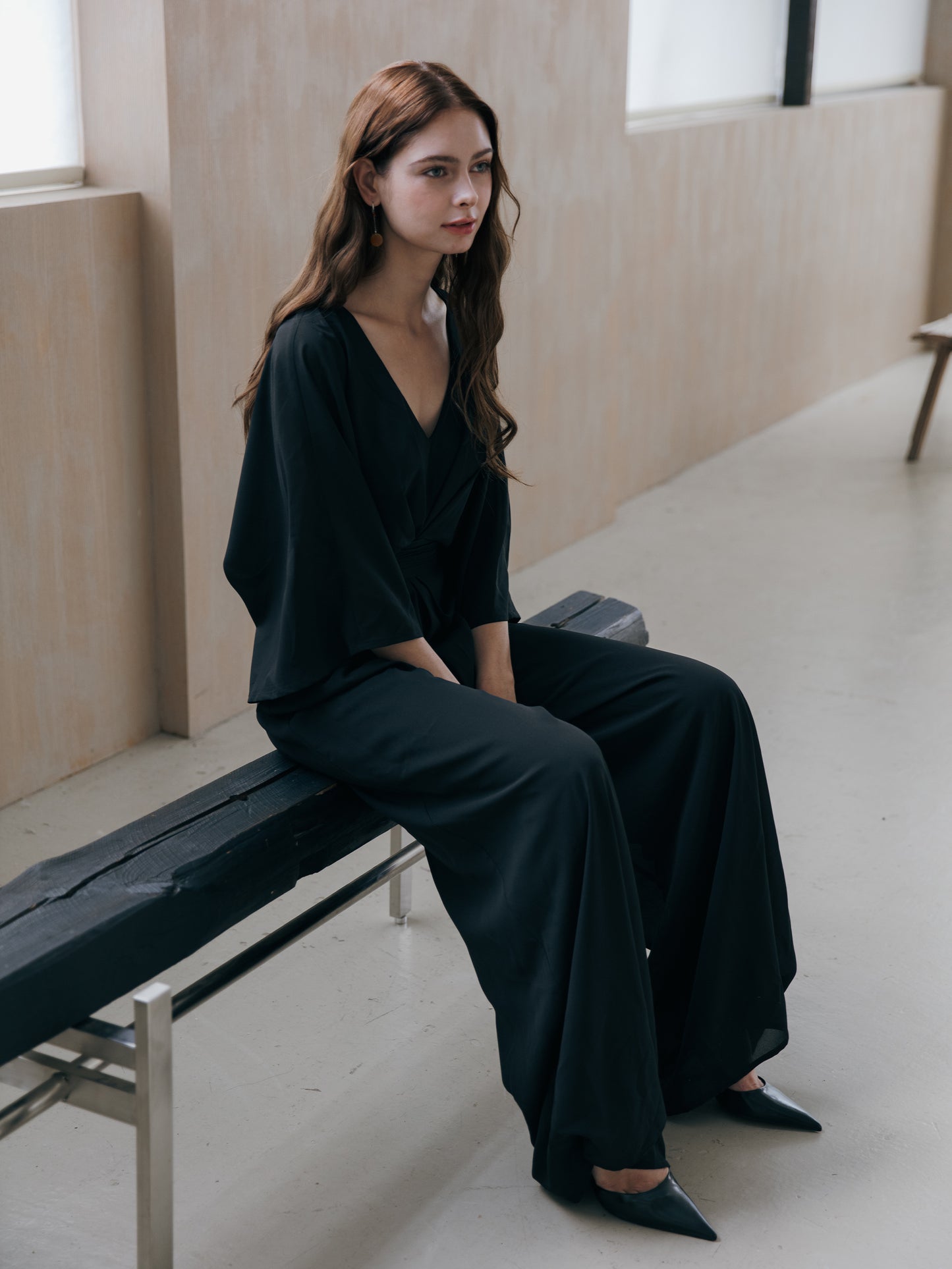 Black Jumpsuit Formal Evening Dress