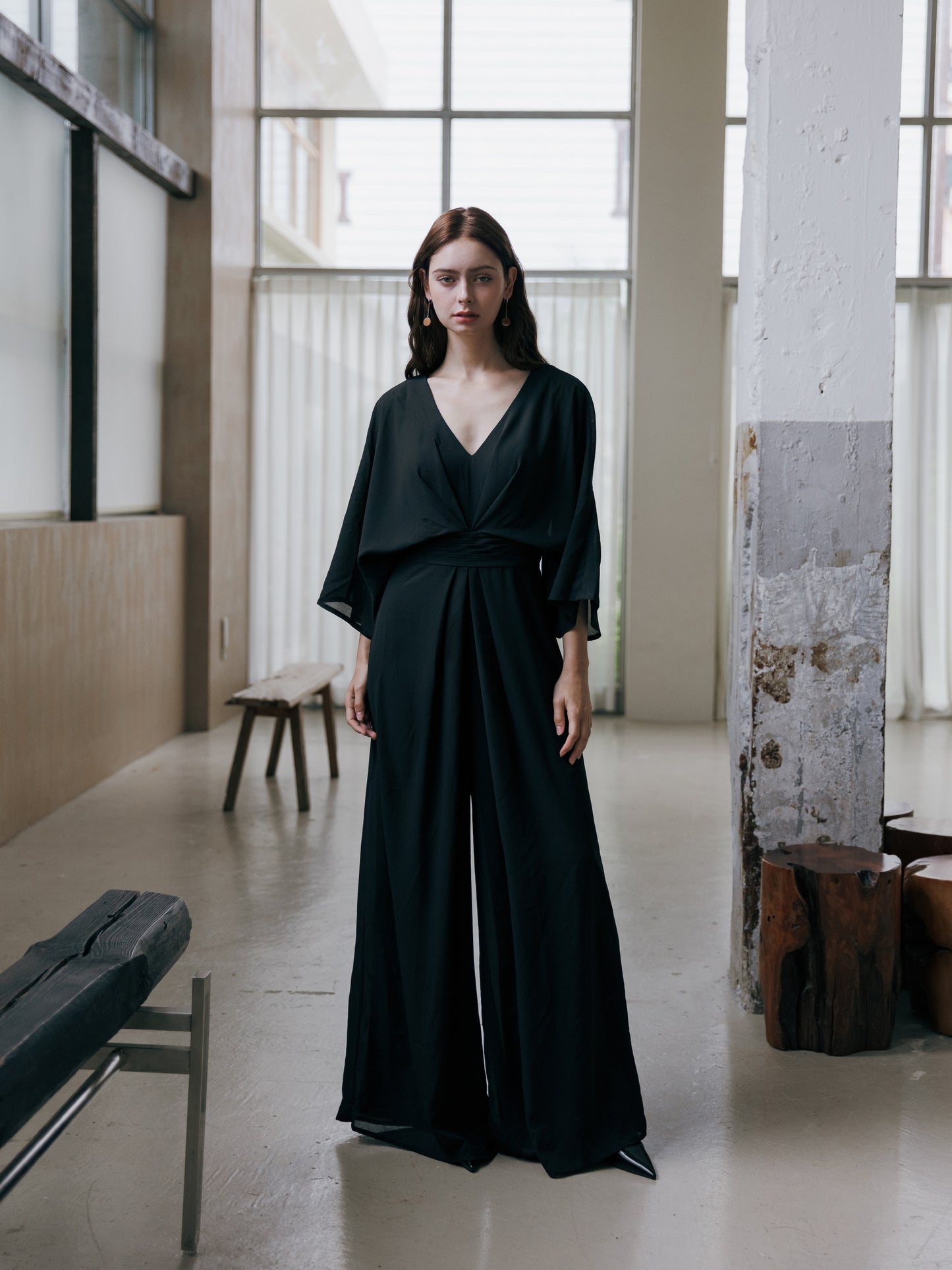 Black Jumpsuit Formal Evening Dress