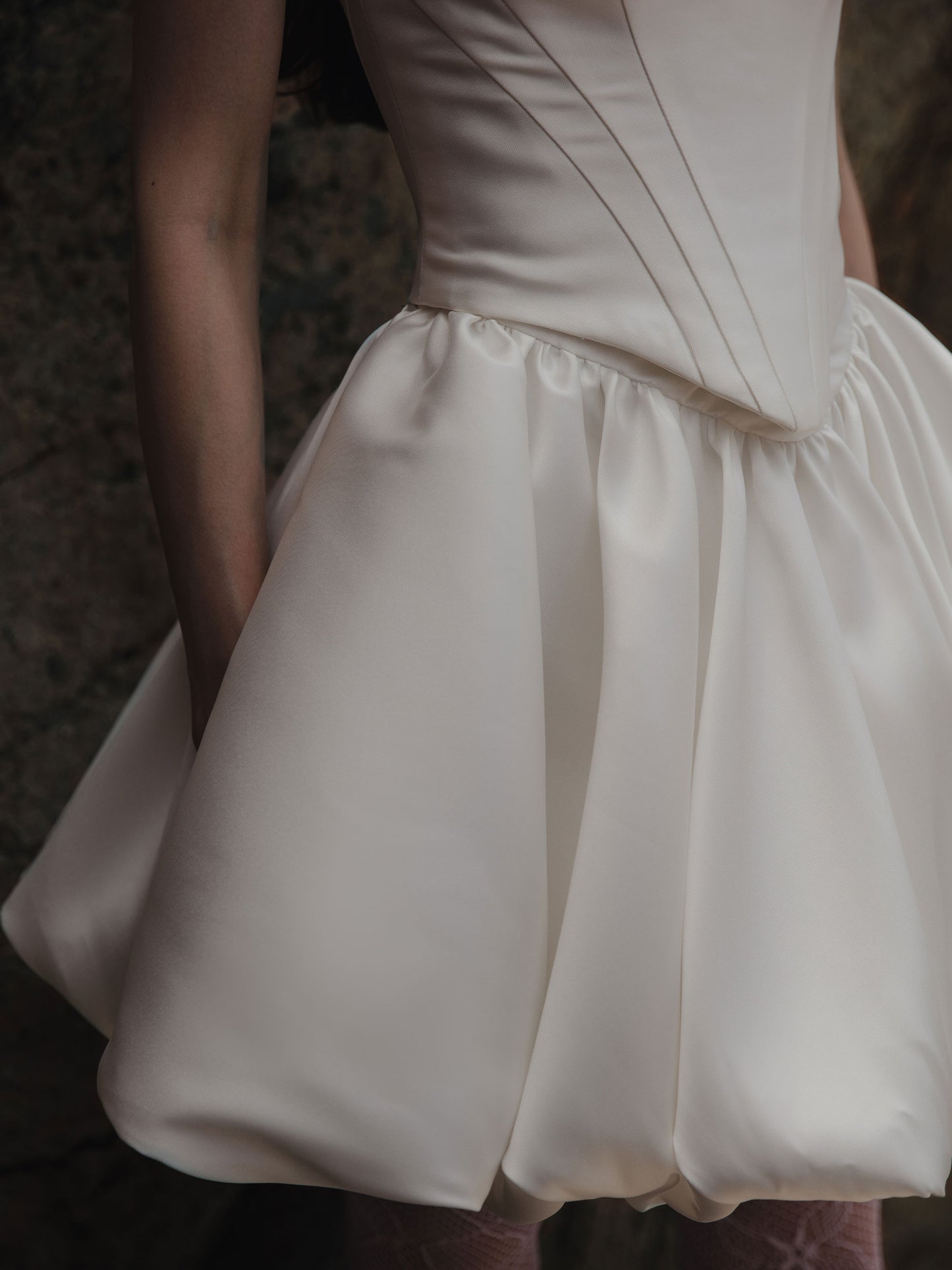 Two Piece Wedding Corset Dress