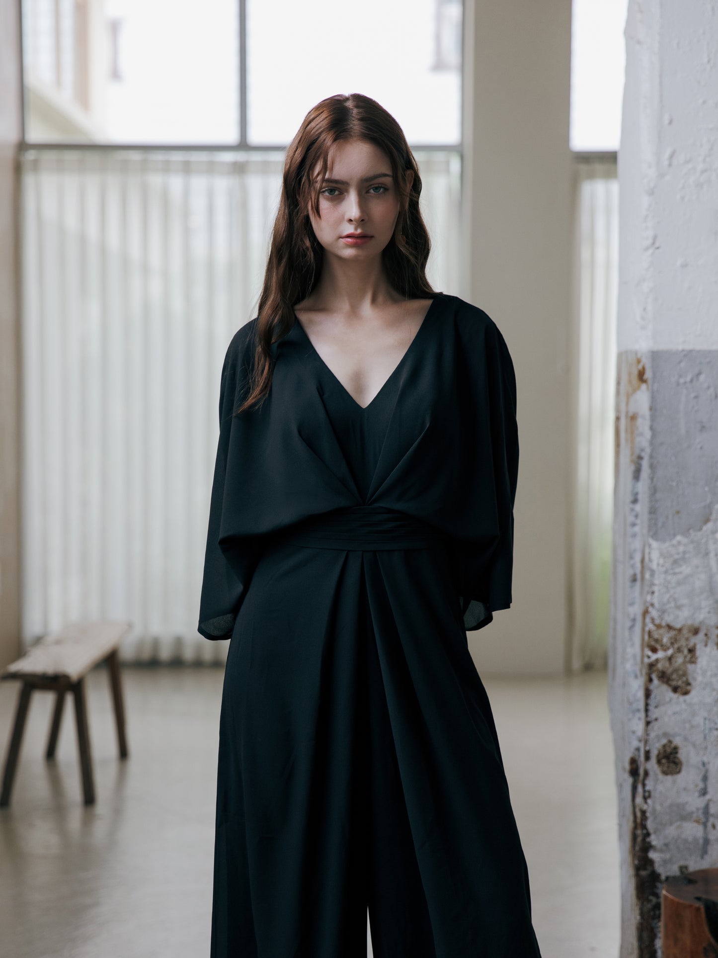 Black Jumpsuit Formal Evening Dress