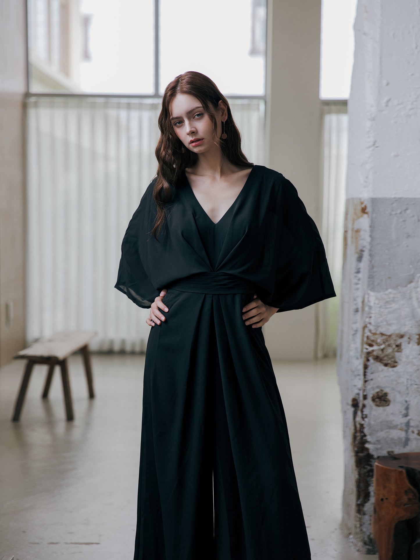 Black Jumpsuit Formal Evening Dress