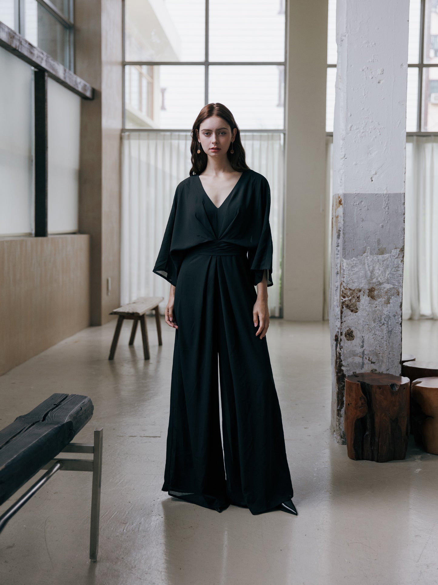 Black Jumpsuit Formal Evening Dress