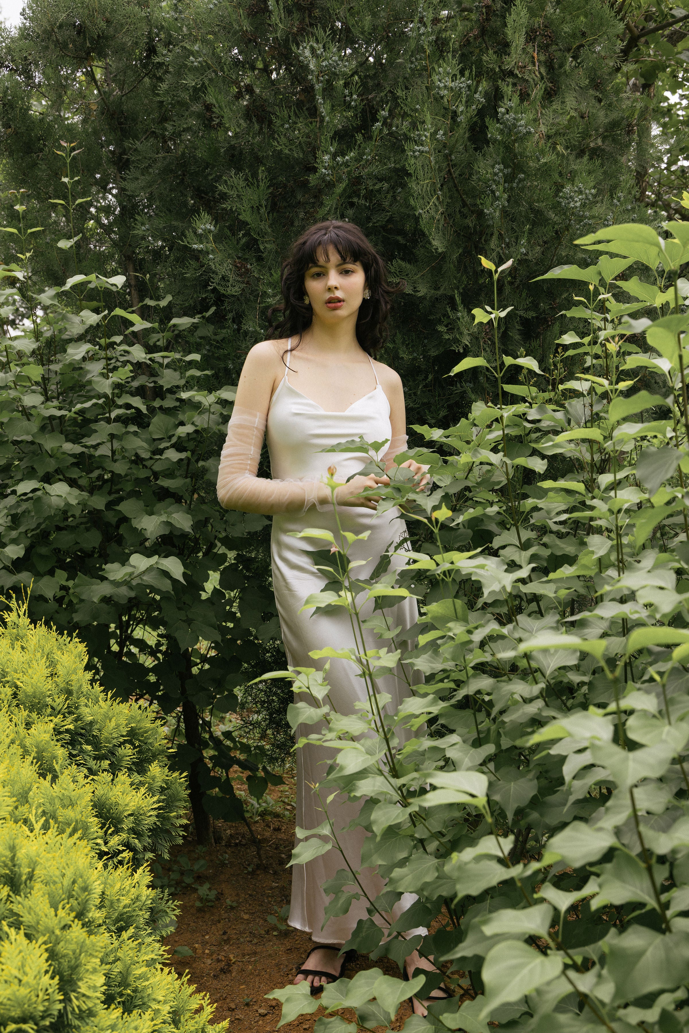 Minimalist Silk Wedding Dress