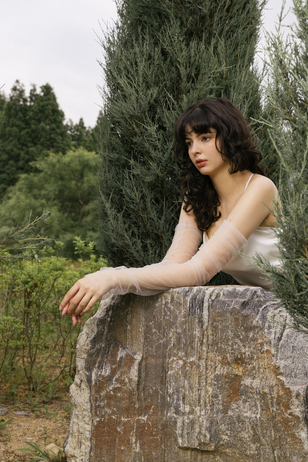 Minimalist Silk Wedding Dress