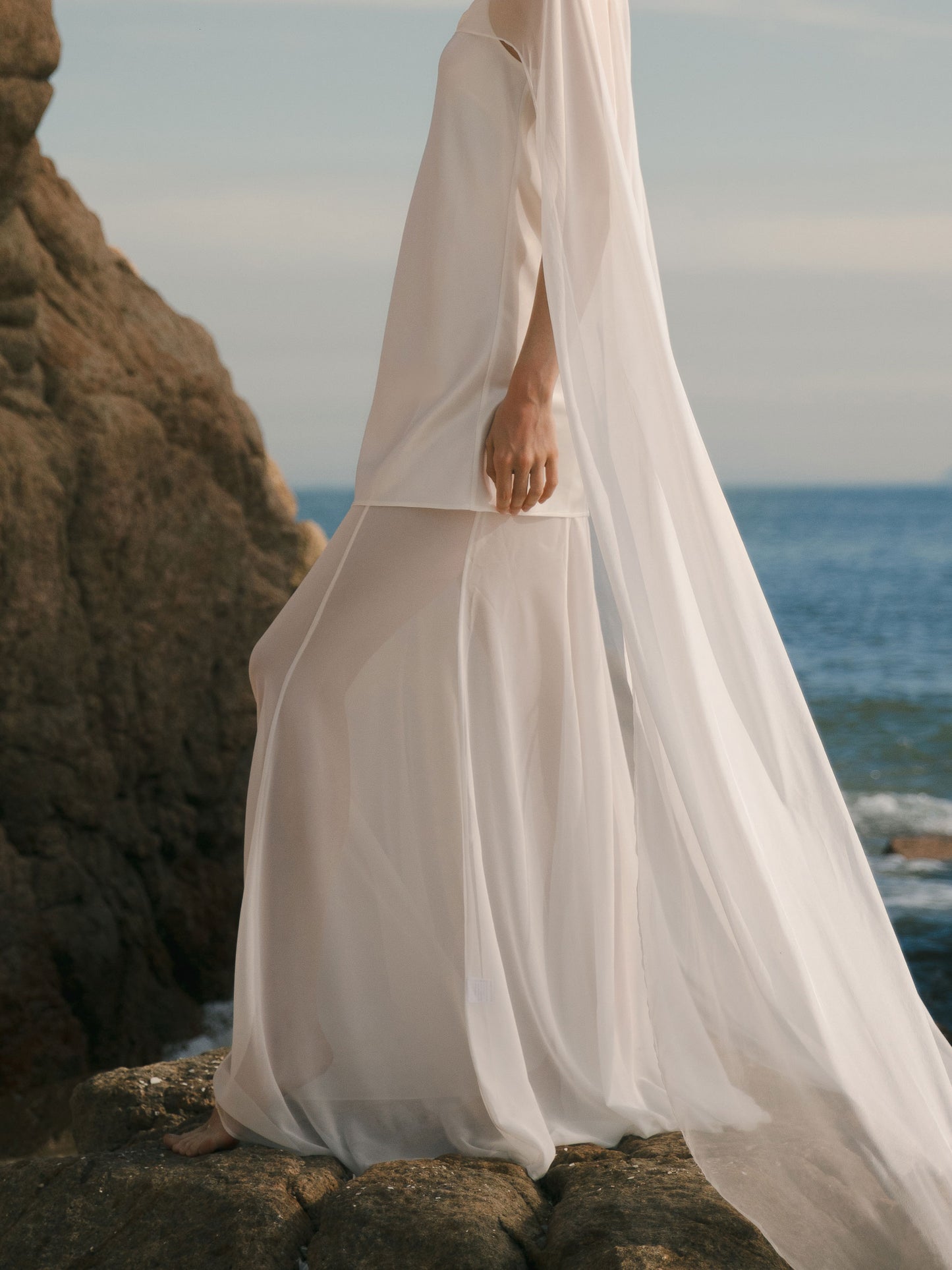 Modest Slip Wedding Dress