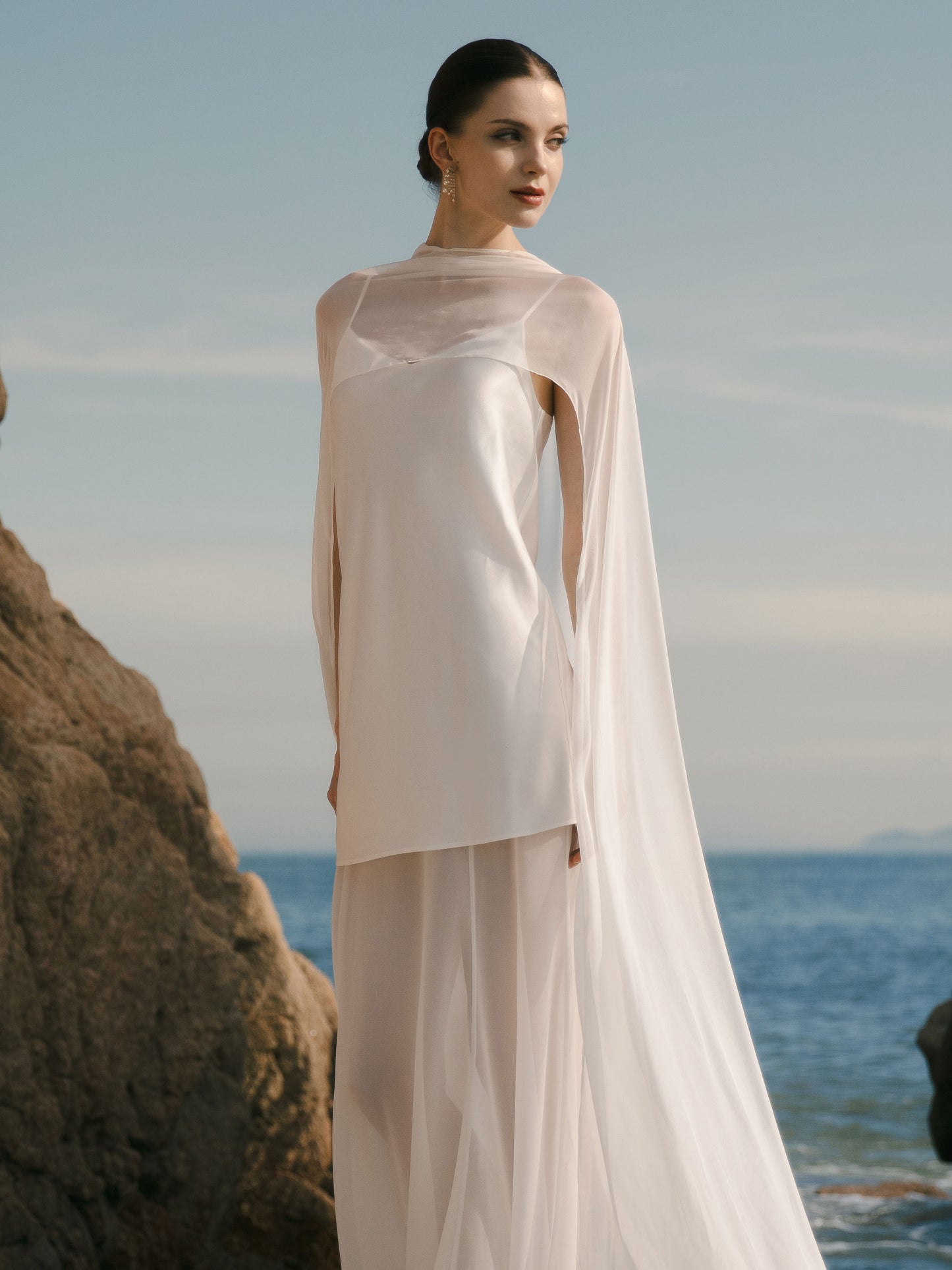 Modest Slip Wedding Dress