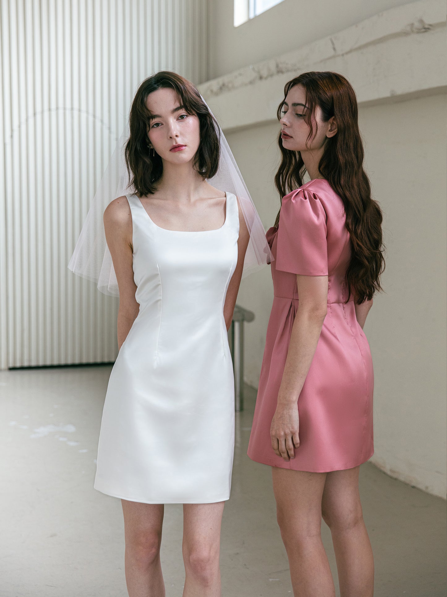 Floral Pink Dress Wedding