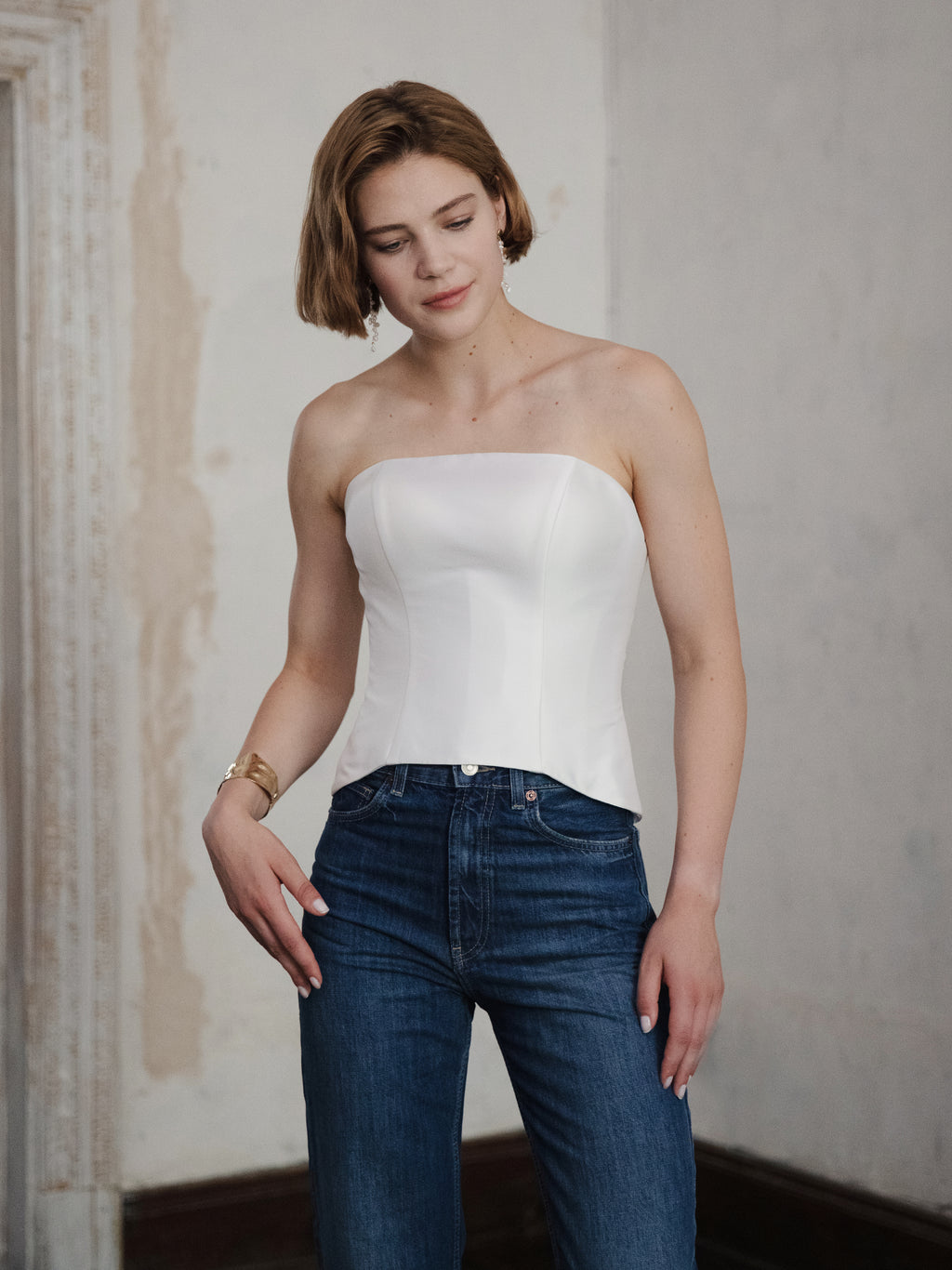 Chic Satin Bridal Corset