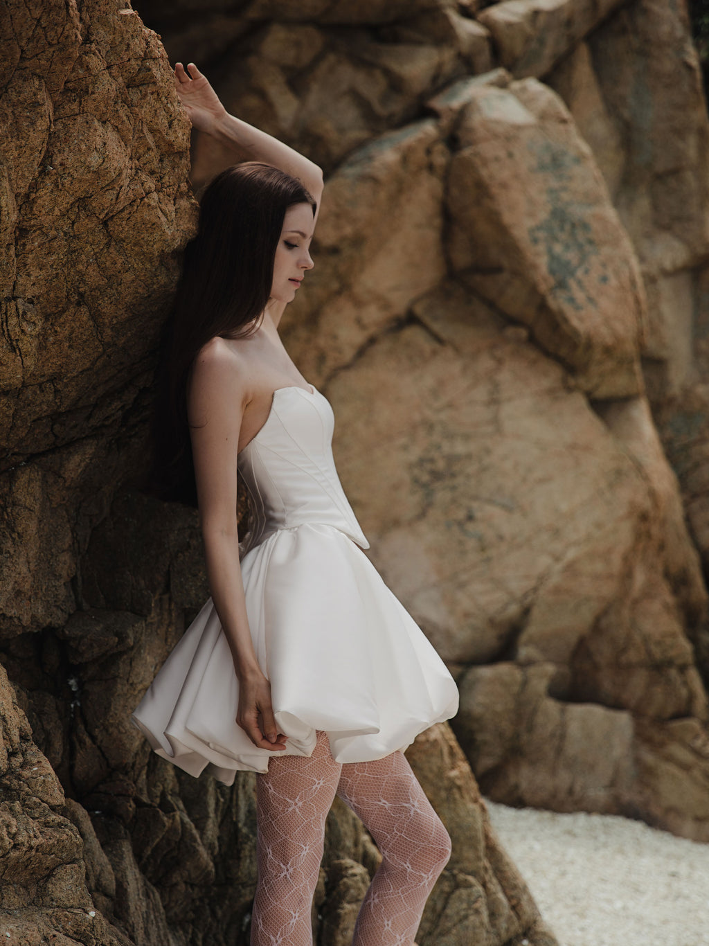 Two Piece Wedding Dress - Corset Dress Set