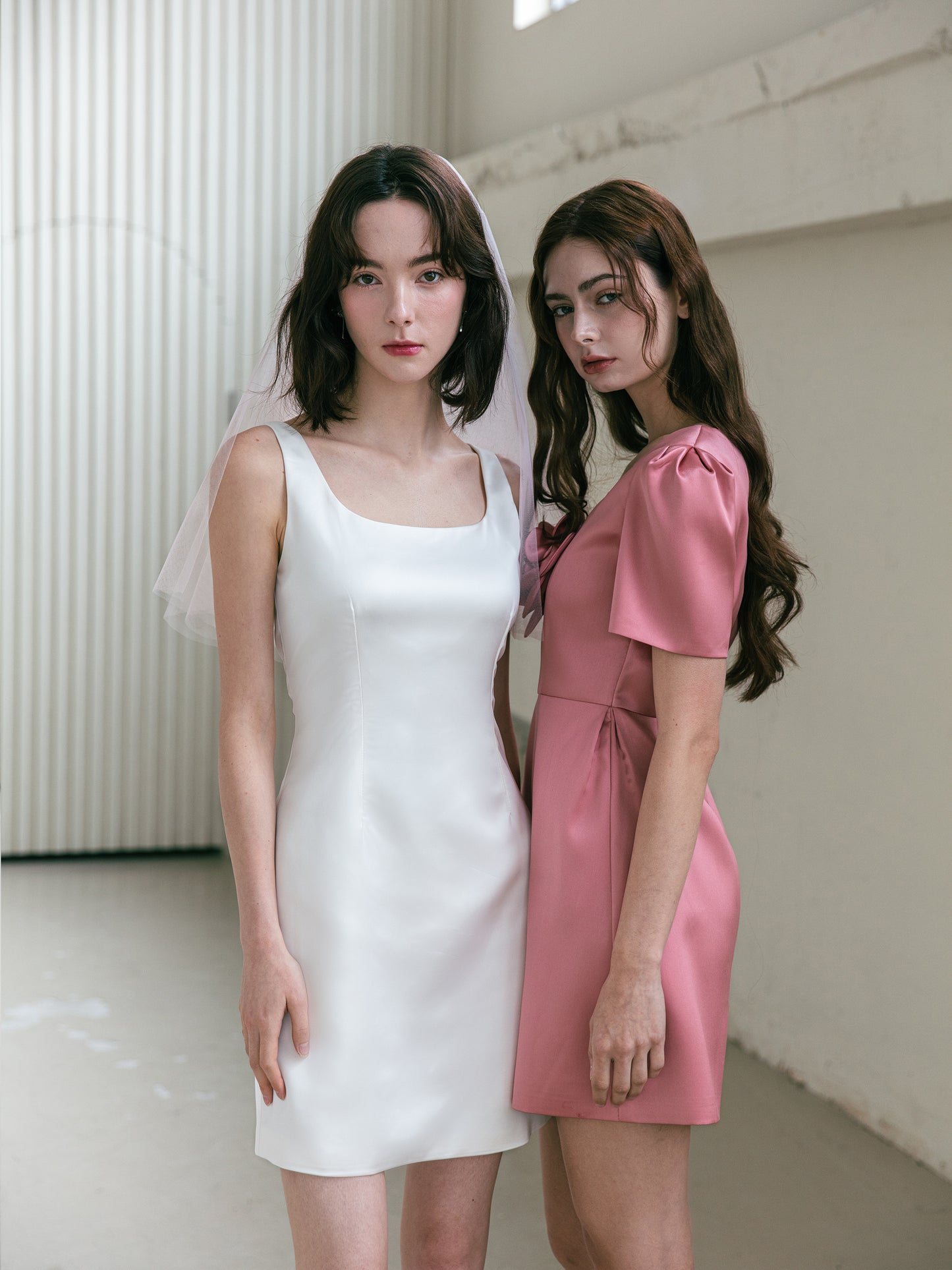 Floral Pink Dress Wedding