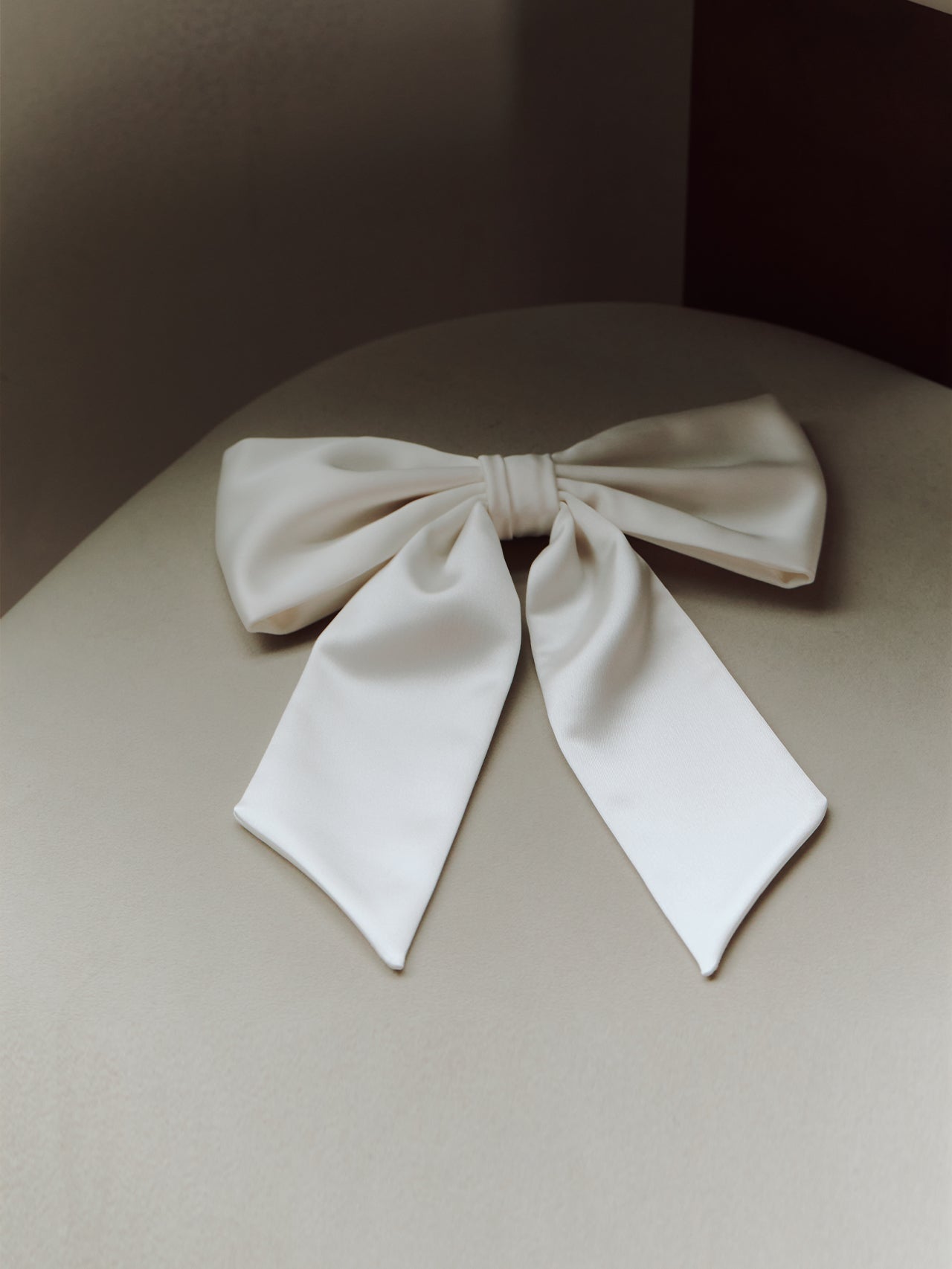 Silky Satin Oversized Bridal Bow