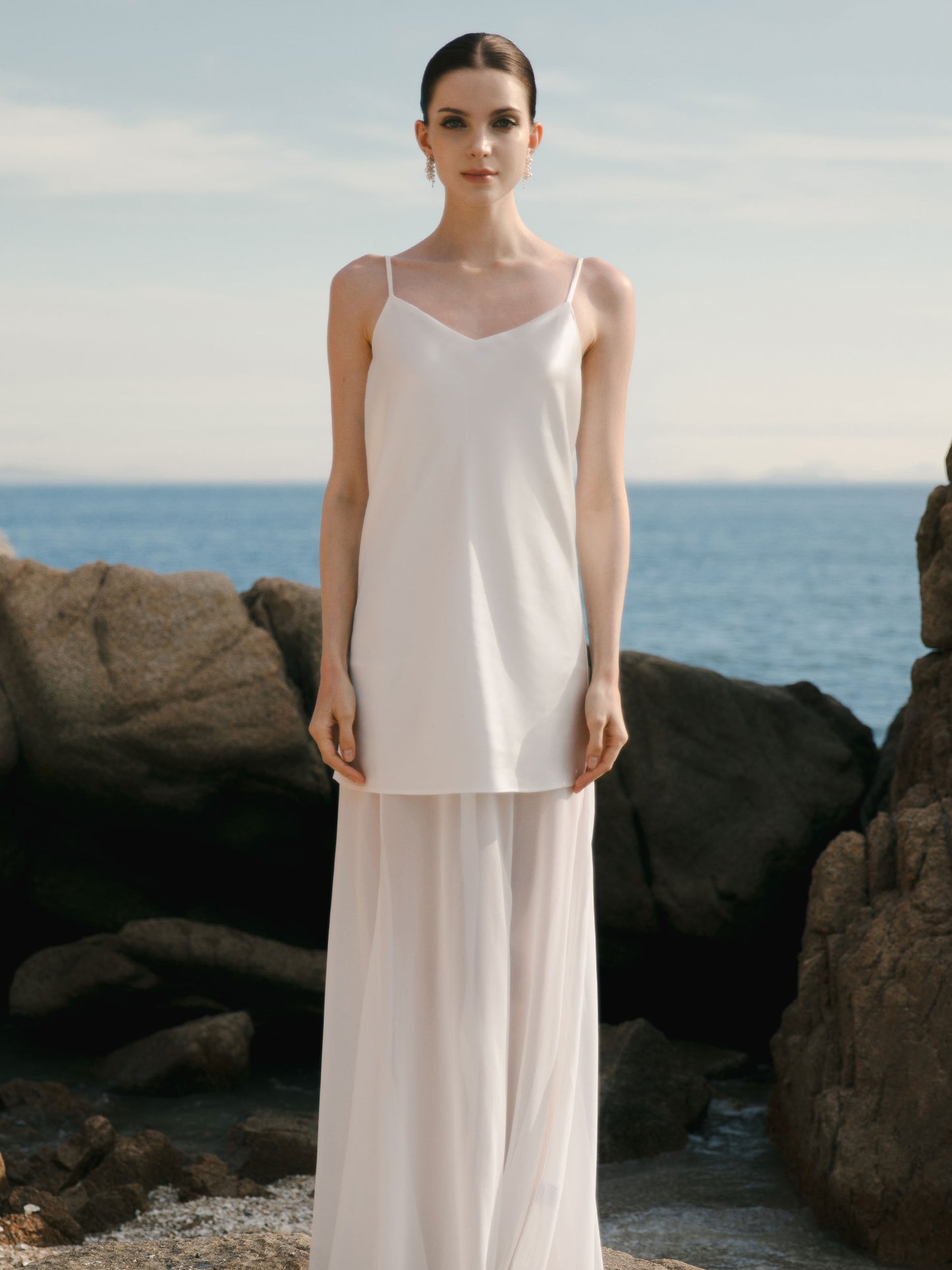 Modest Slip Wedding Dress