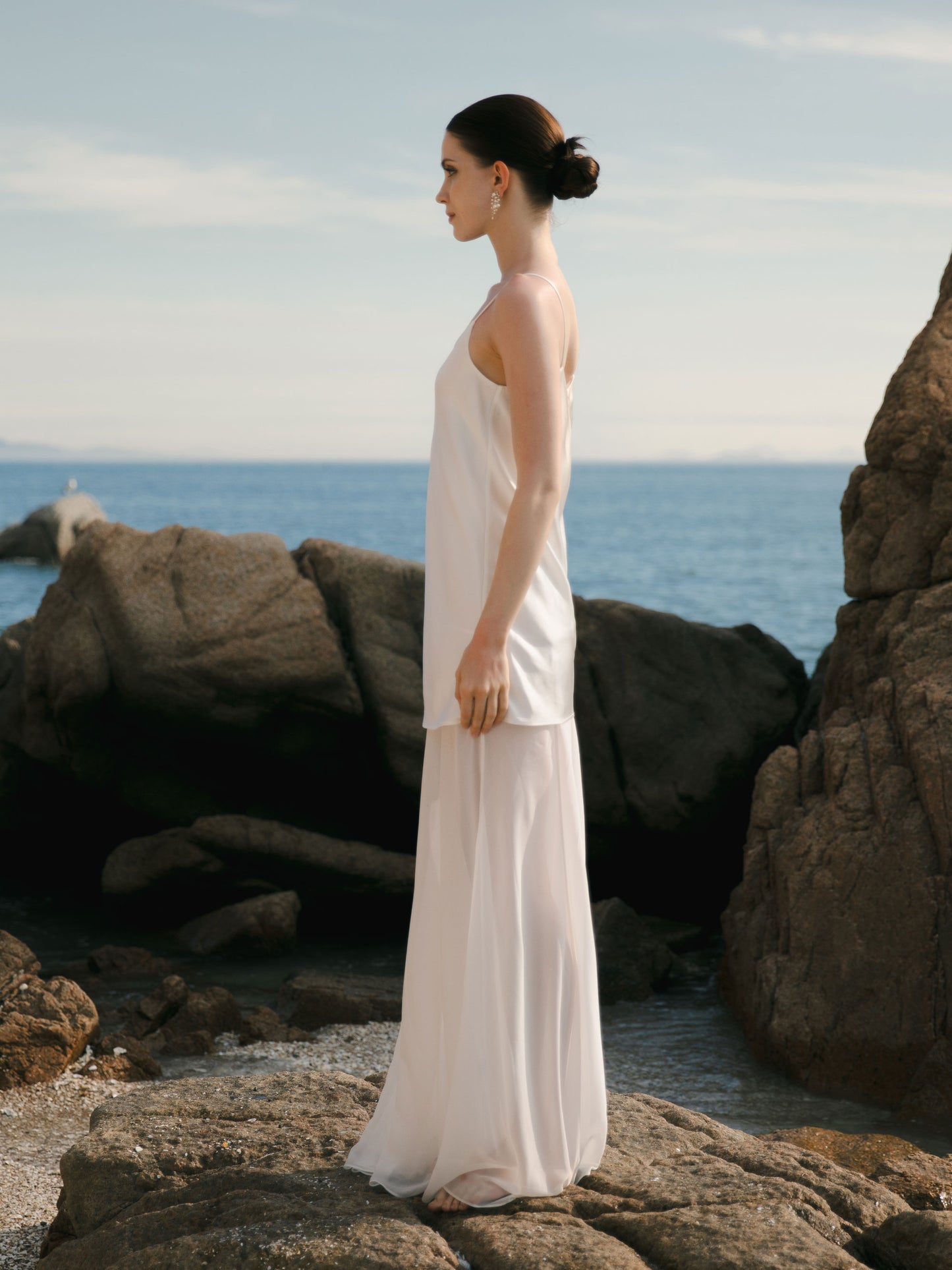 Modest Slip Wedding Dress