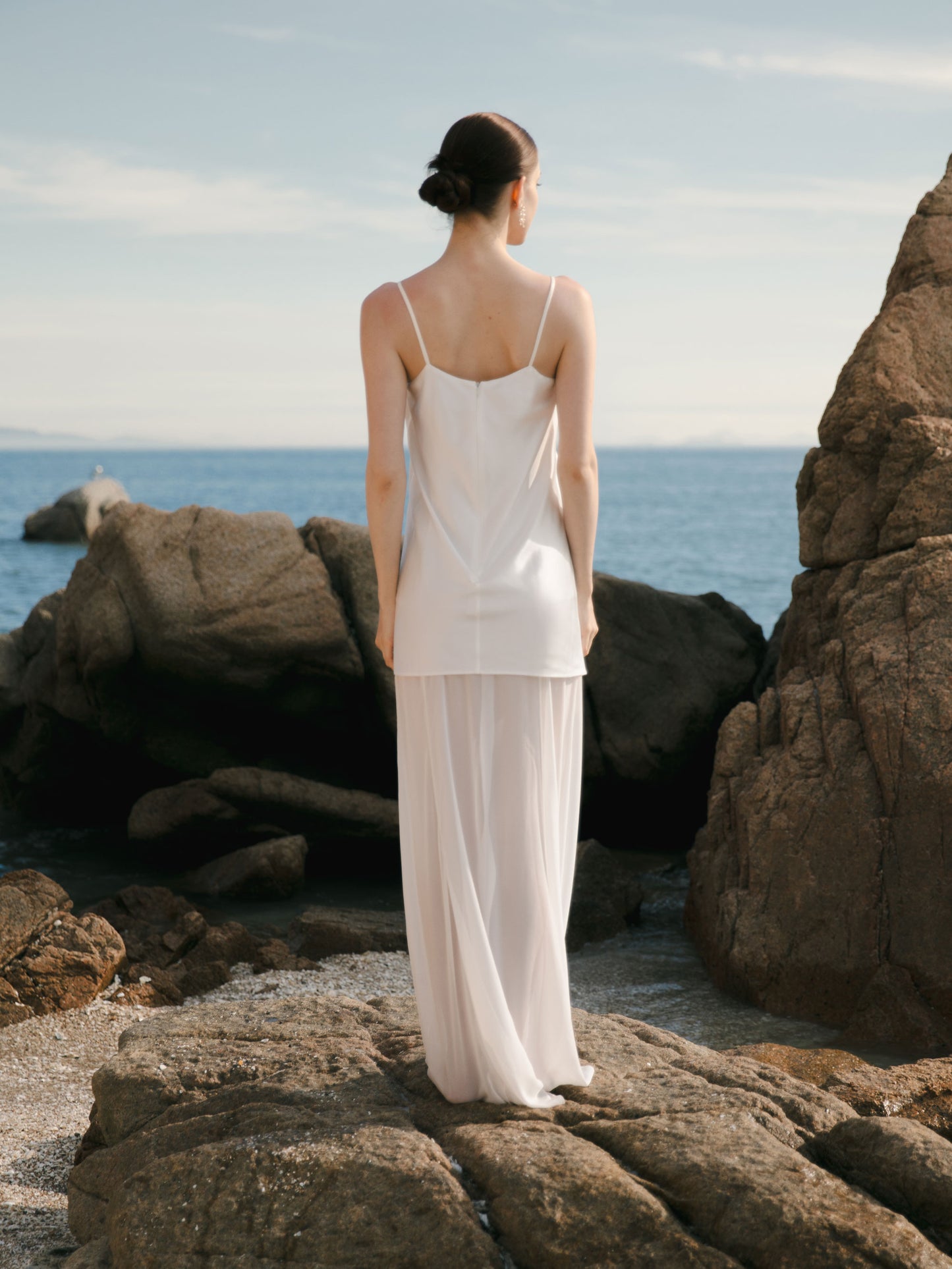 Modest Slip Wedding Dress