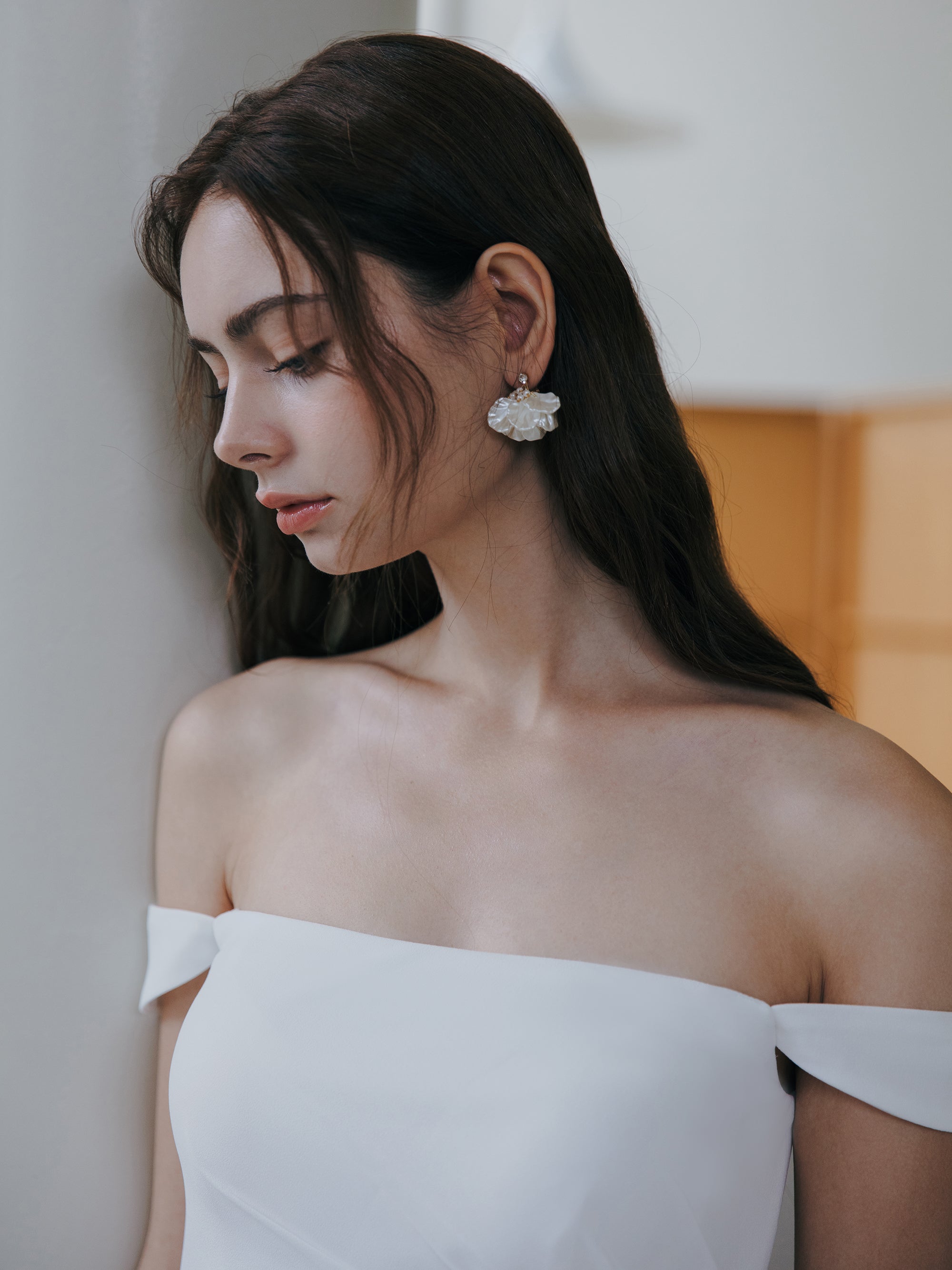 Off Shoulder Wedding Dress