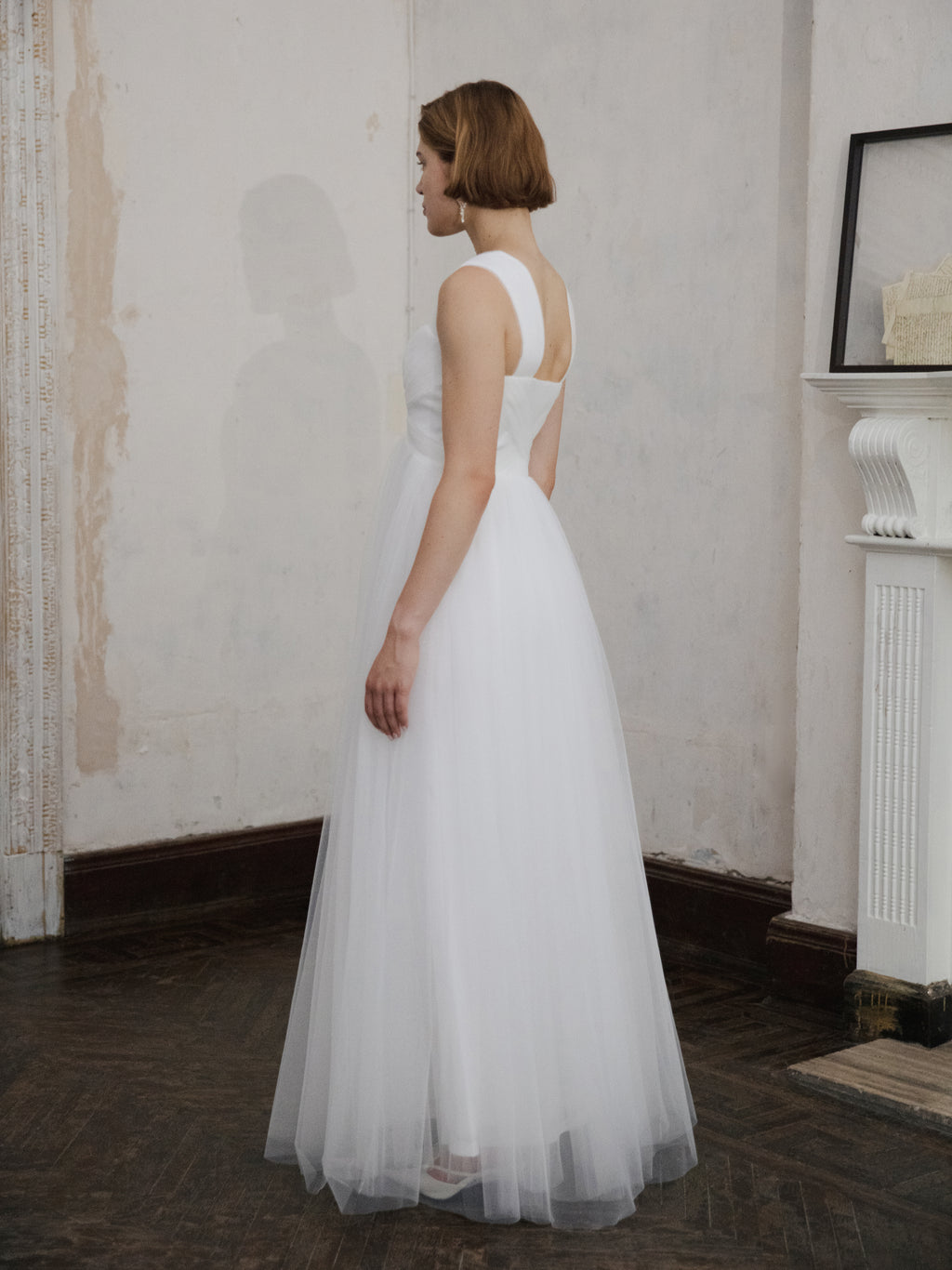 Simple Tulle Wedding Dress