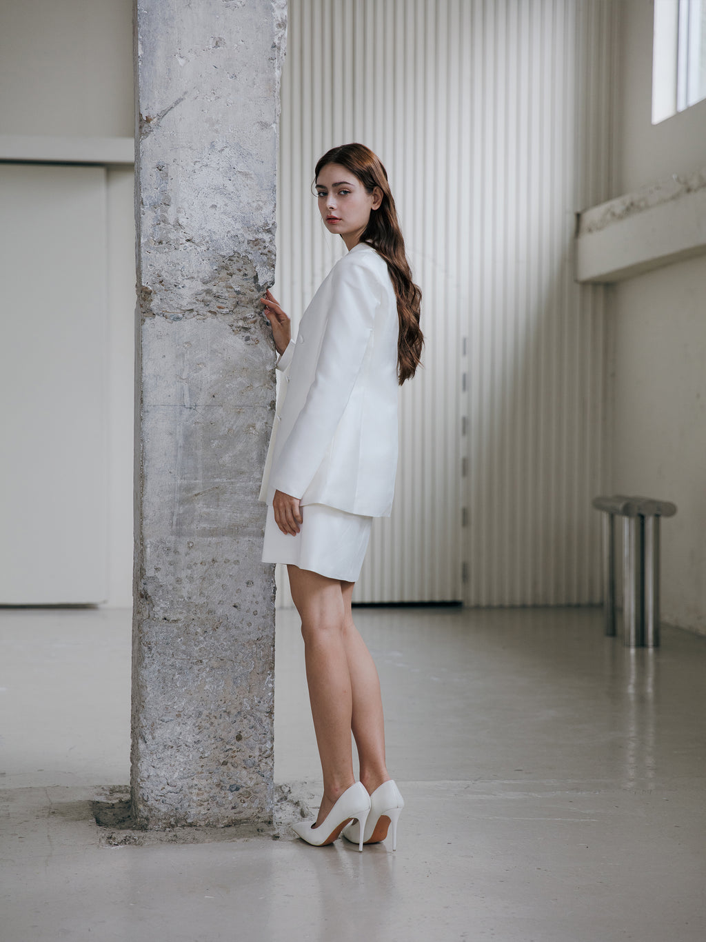 Bridal Jacket White Wedding Blazer