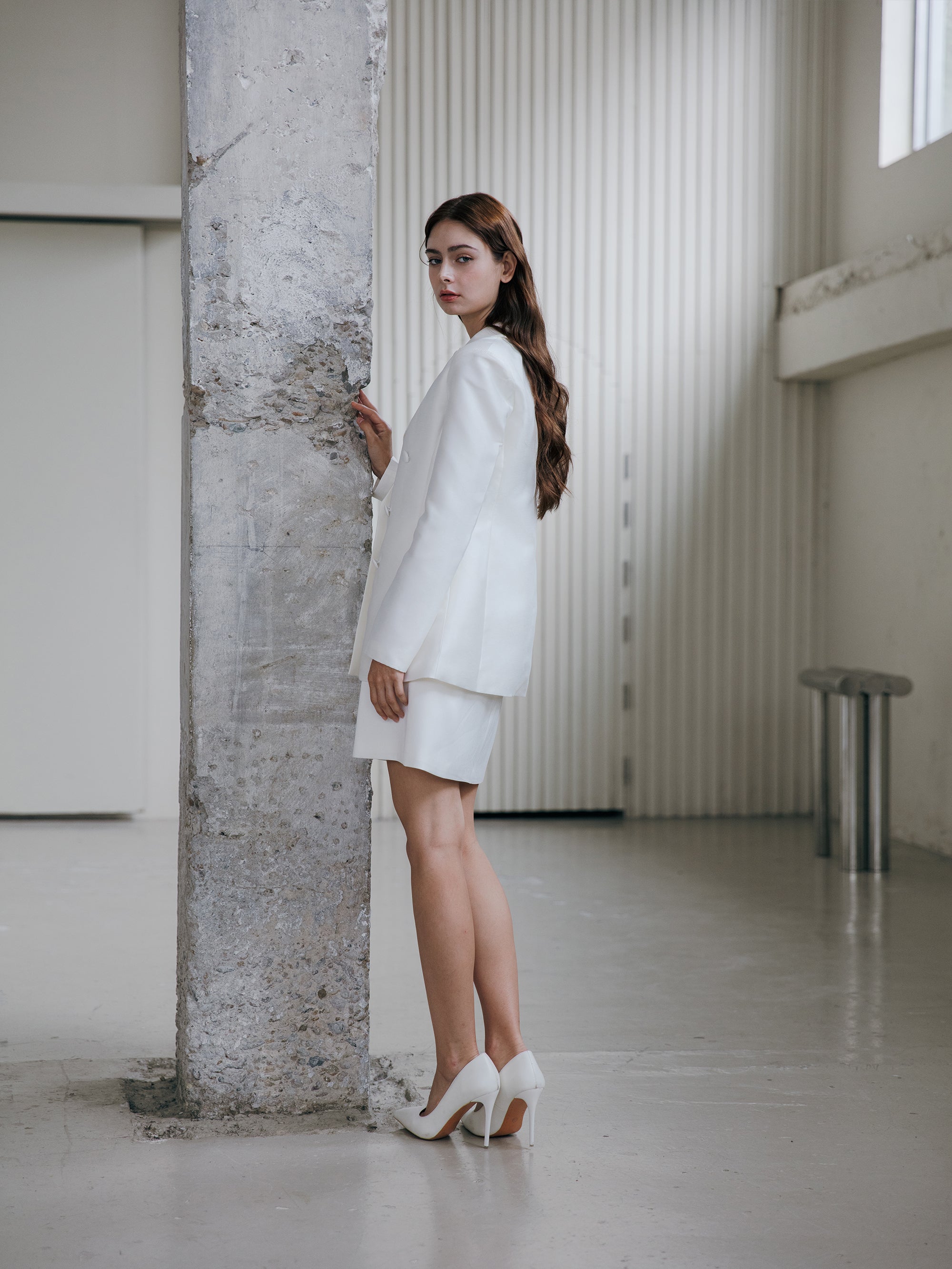 Bridal Jacket White Wedding Blazer
