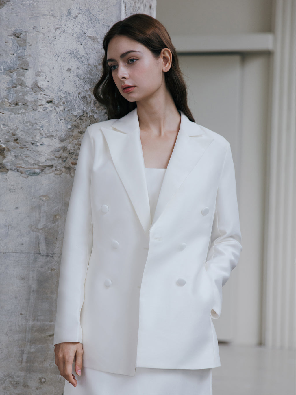Bridal Jacket White Wedding Blazer