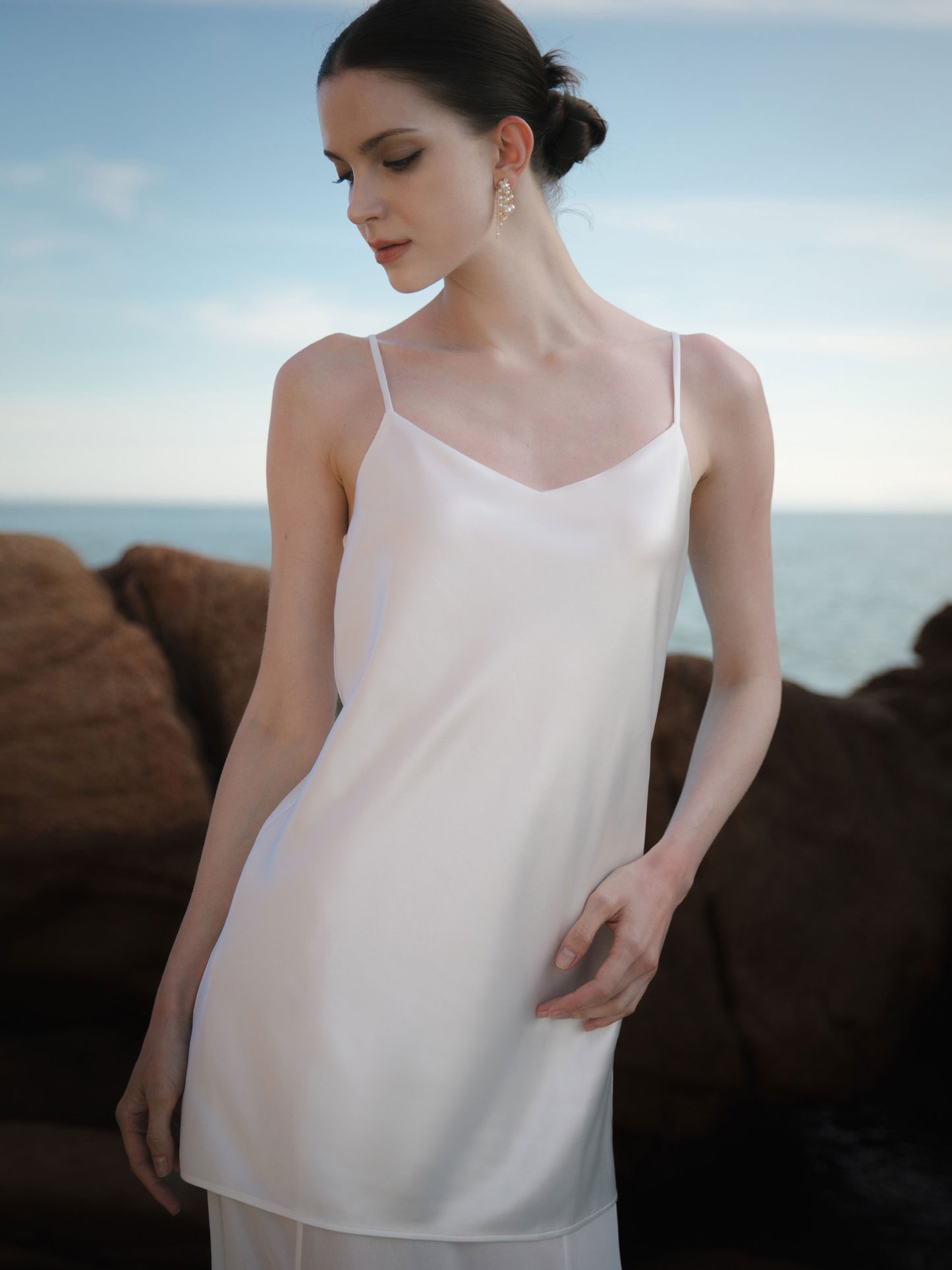 Modest Slip Wedding Dress