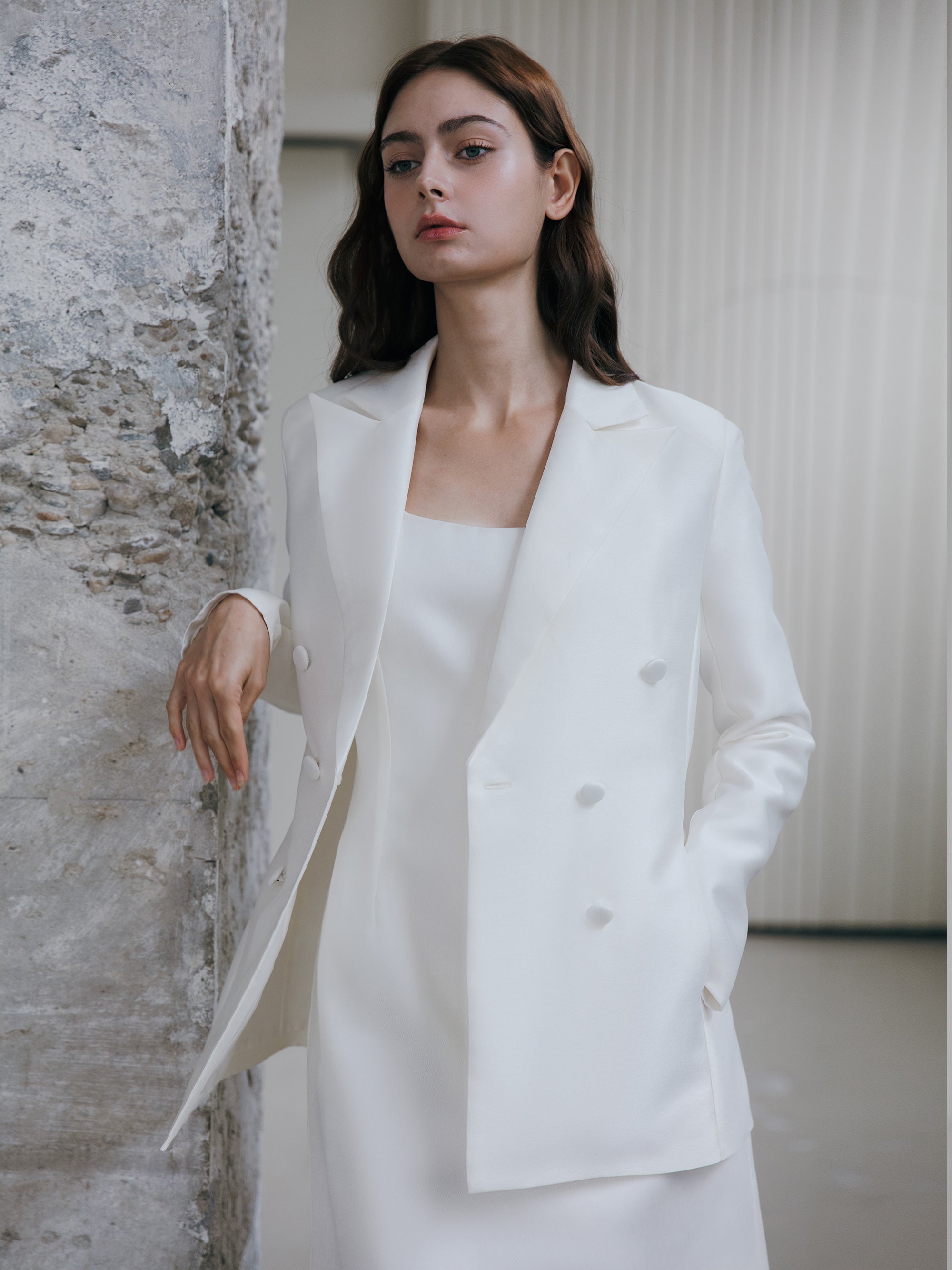 Bridal Jacket White Wedding Blazer