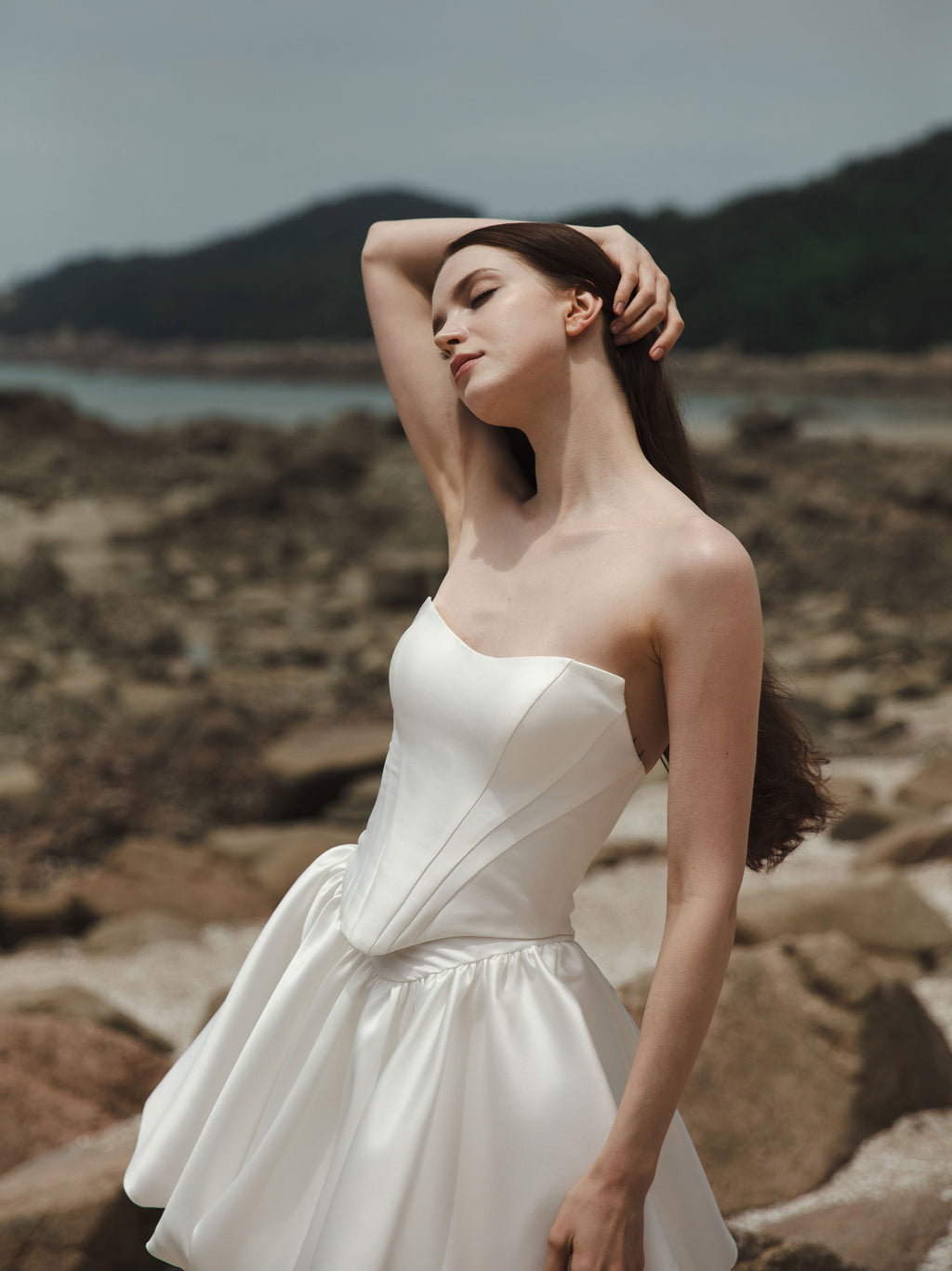 Two Piece Wedding Dress - Corset Dress Set