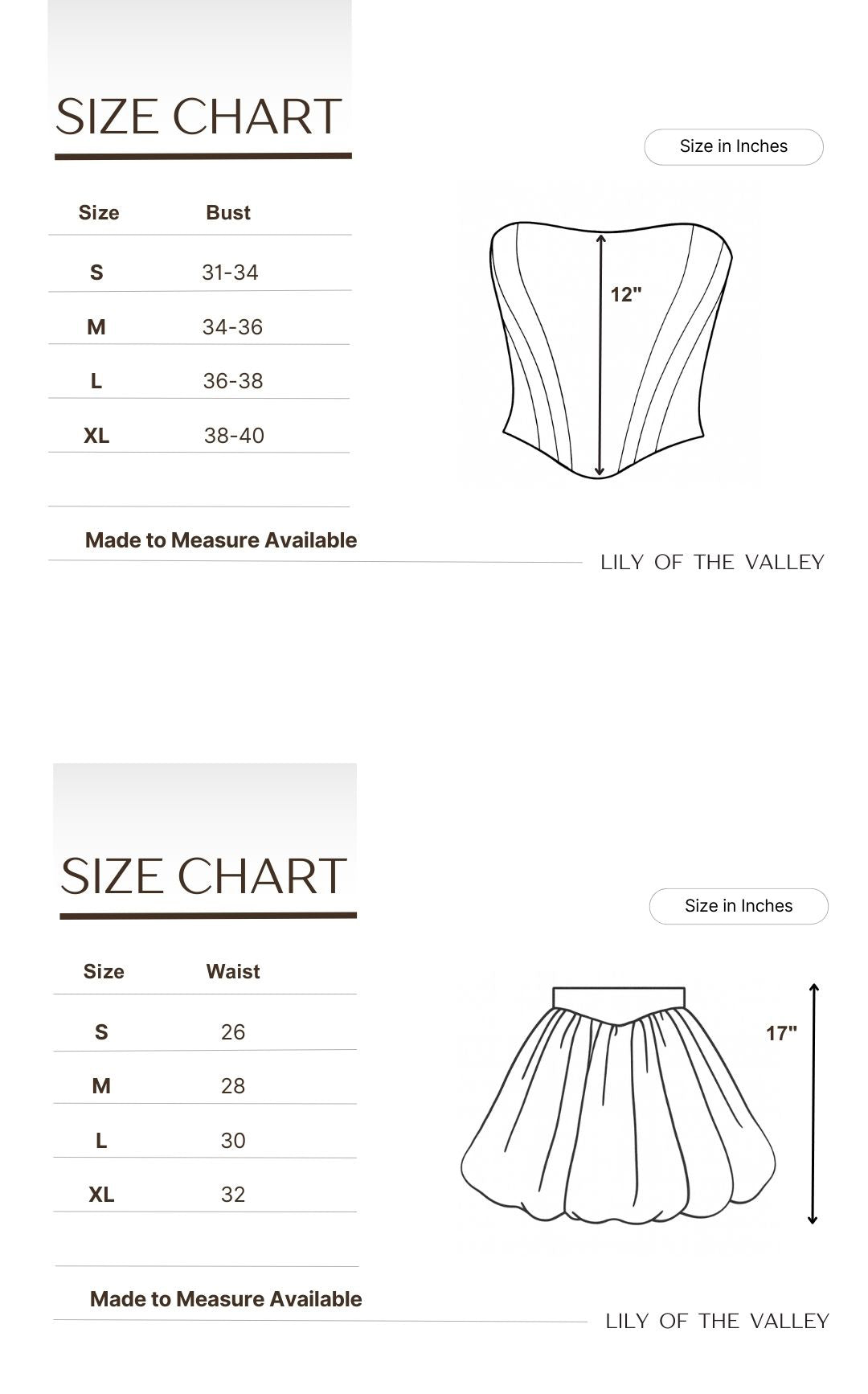 Two Piece Wedding Dress - Corset Dress Set