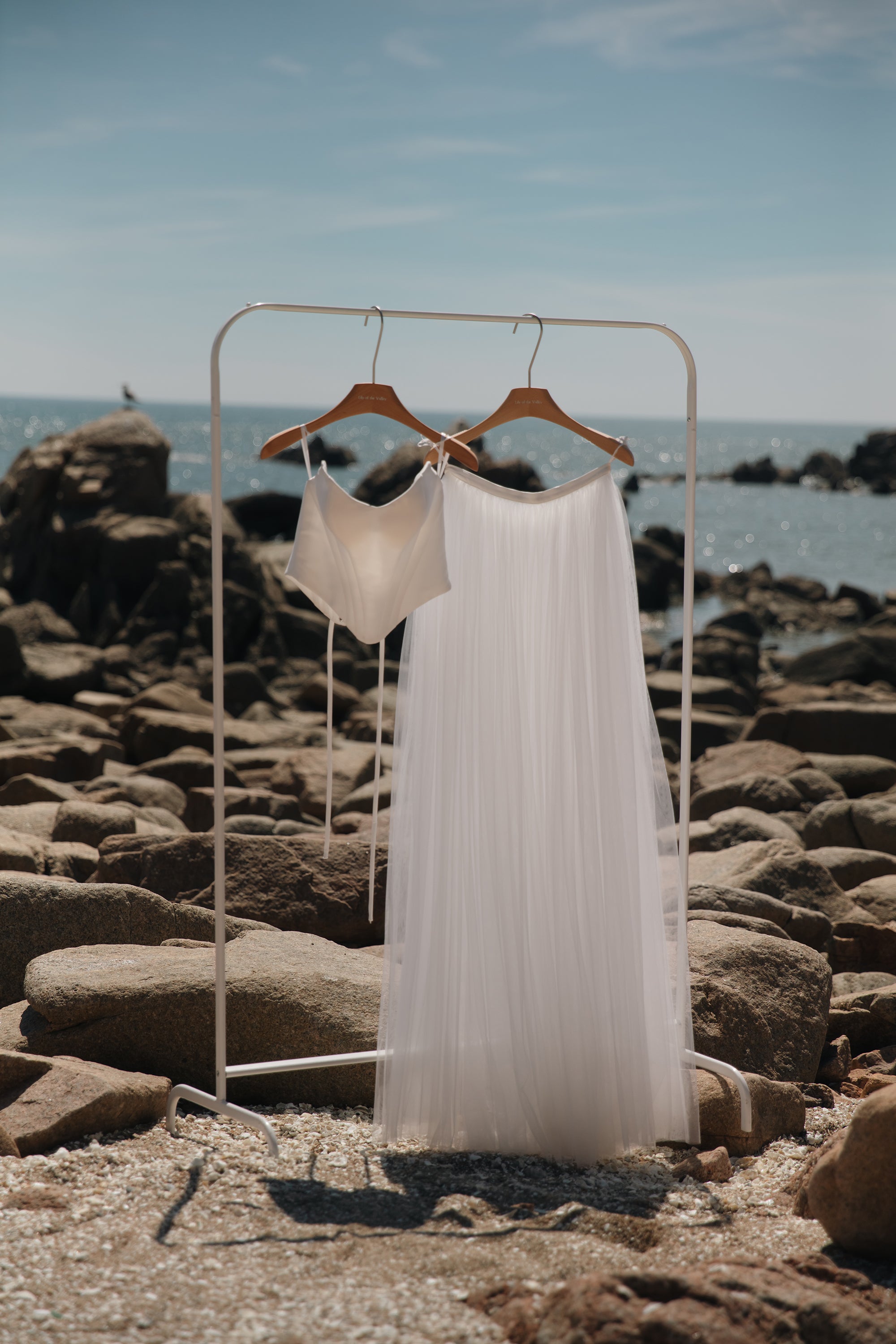 Two Piece Wedding Dress - Corset Dress Set