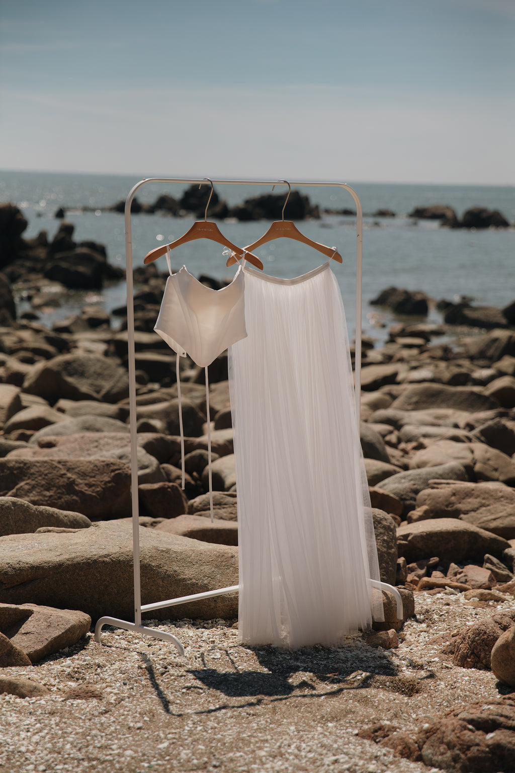 Two Piece Wedding Dress - Corset Dress Set