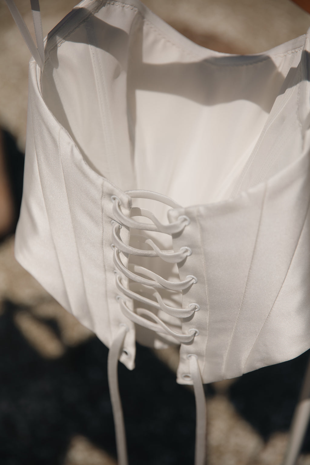 Two Piece Wedding Dress - Corset Dress Set