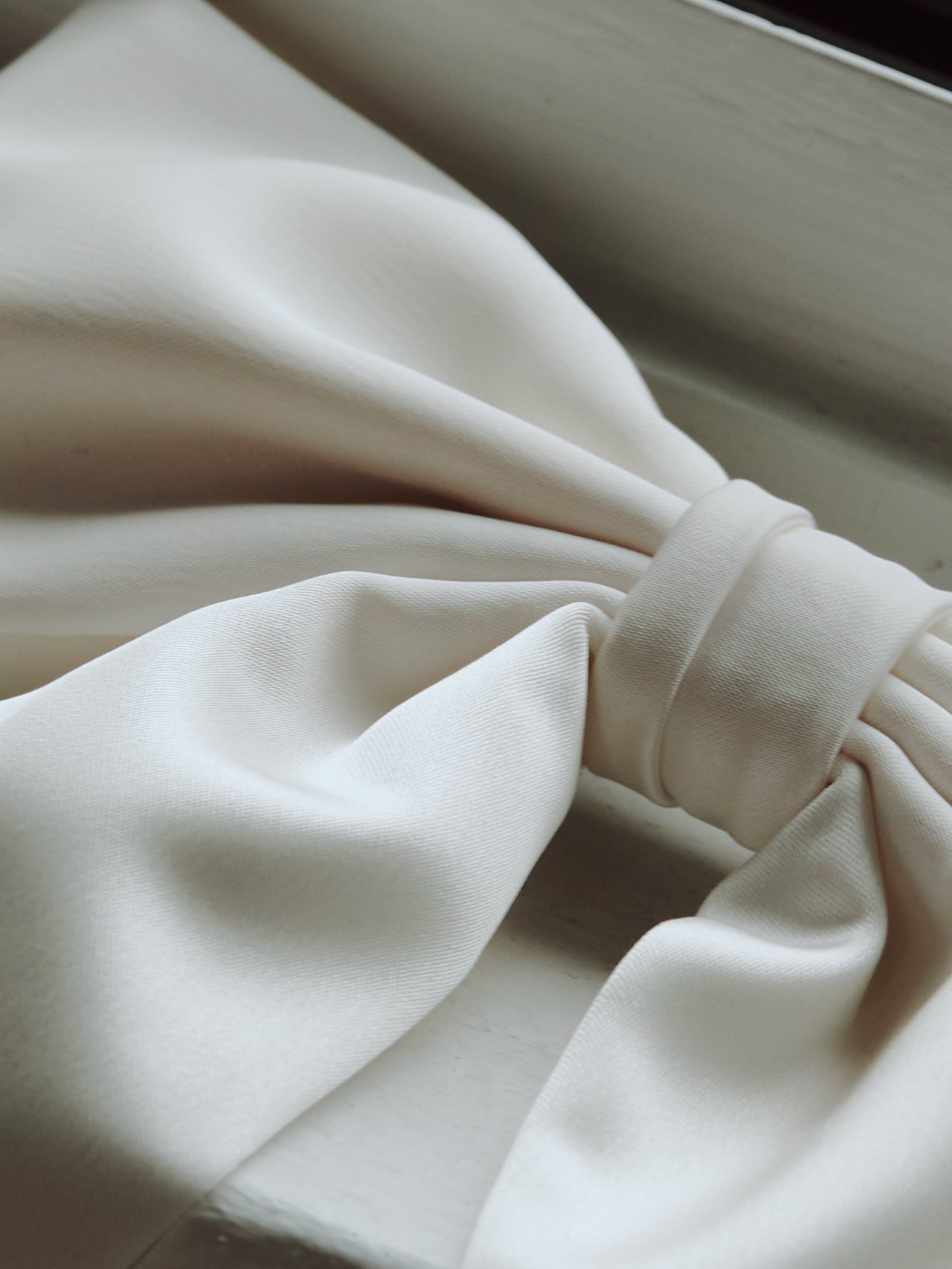 Silky Satin Oversized Bridal Bow