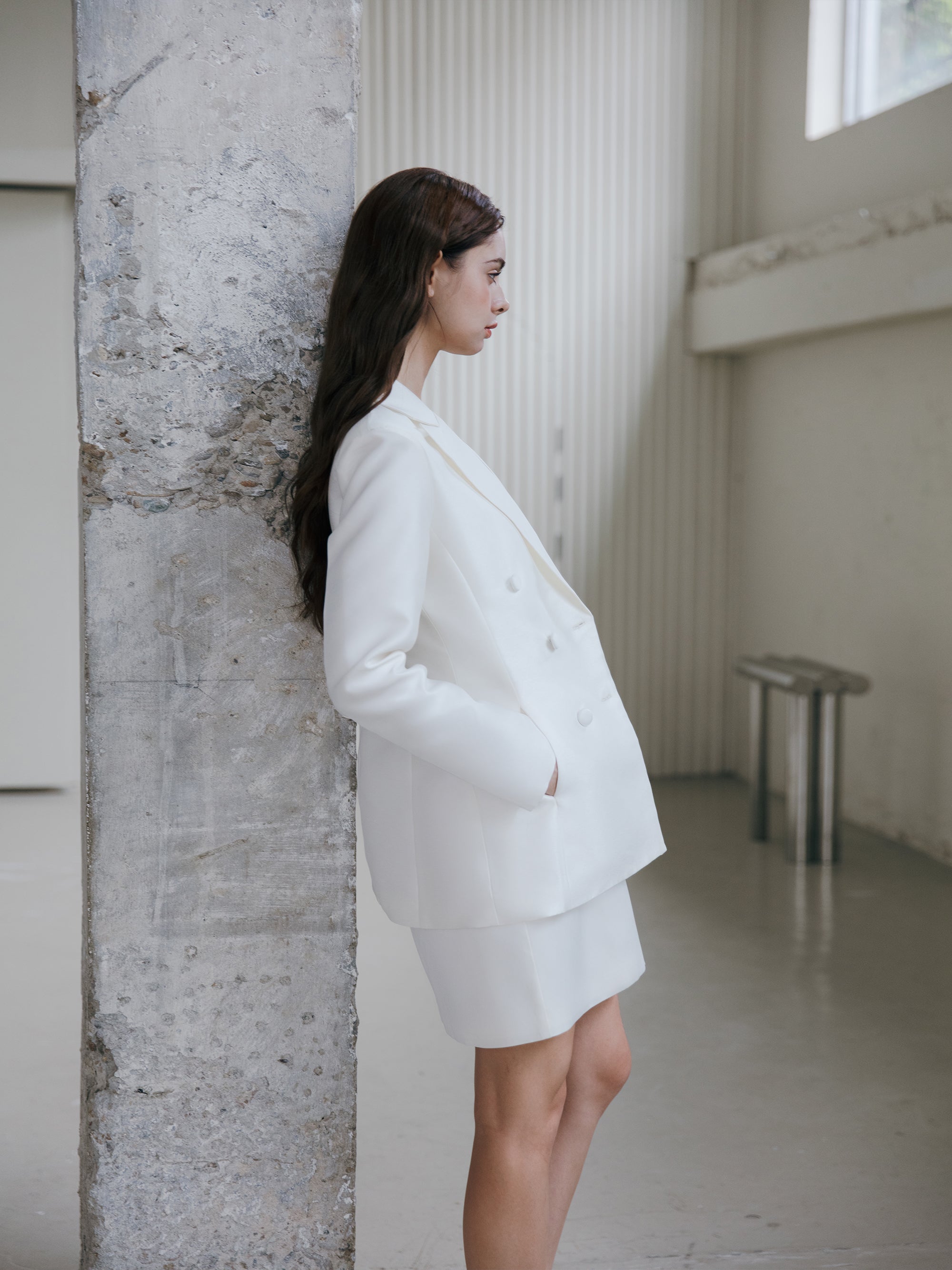 Bridal Jacket White Wedding Blazer