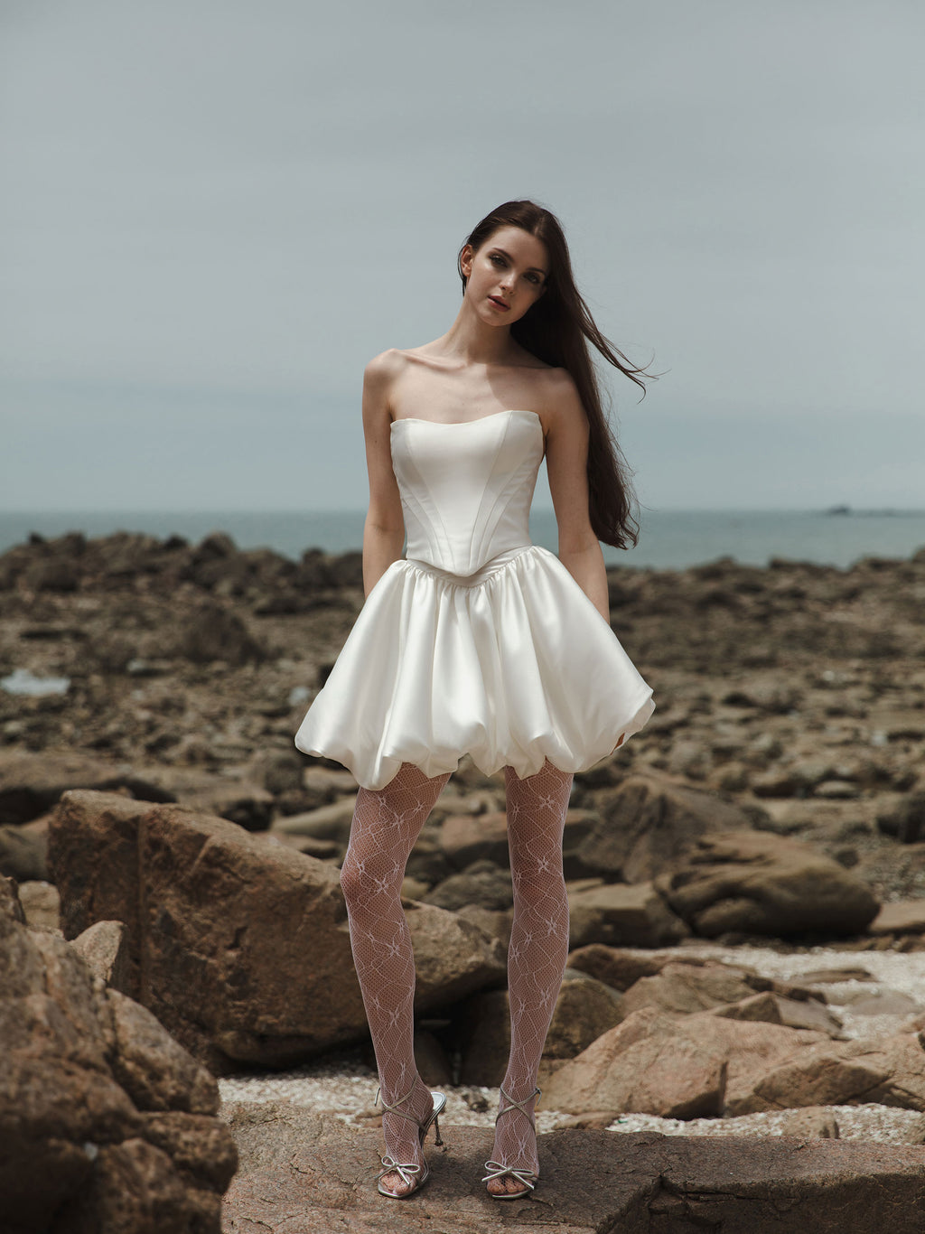 Corset Bubble Skirt Set - Two Piece Wedding Dress