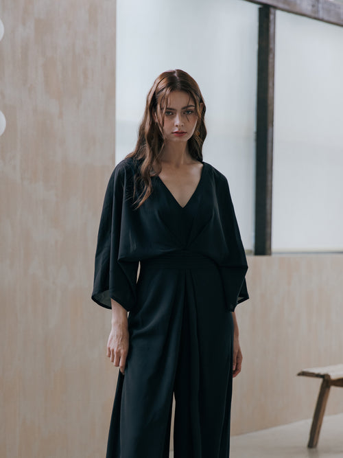 Black Jumpsuit Formal Party Dress