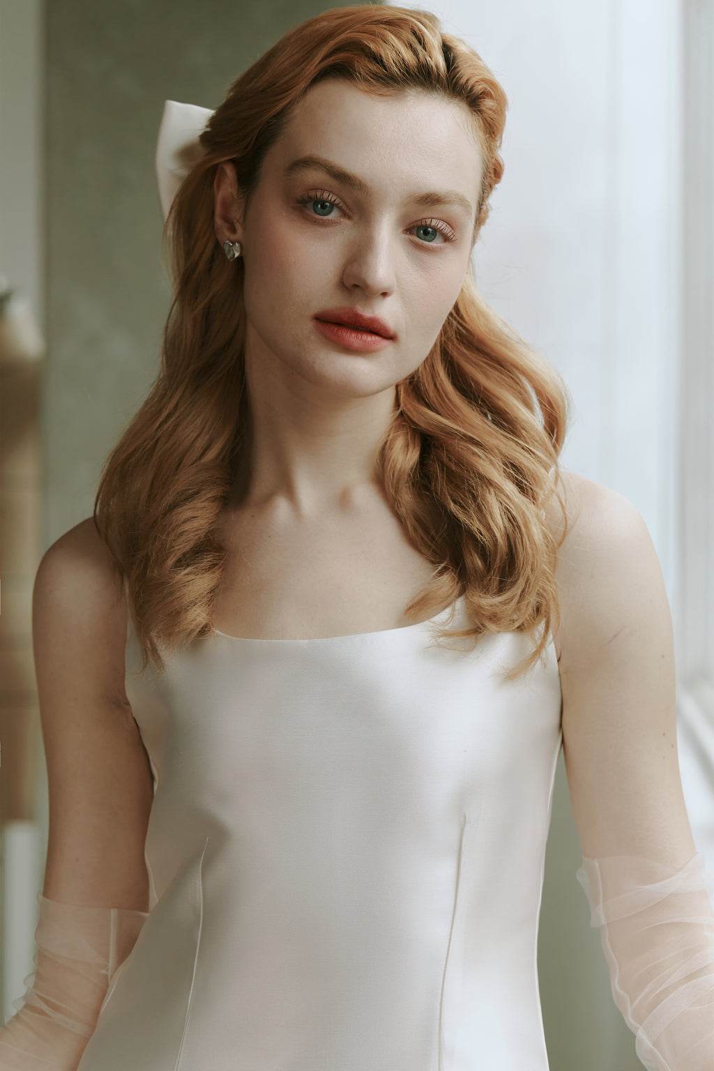 Mikado Satin Short Wedding Dress