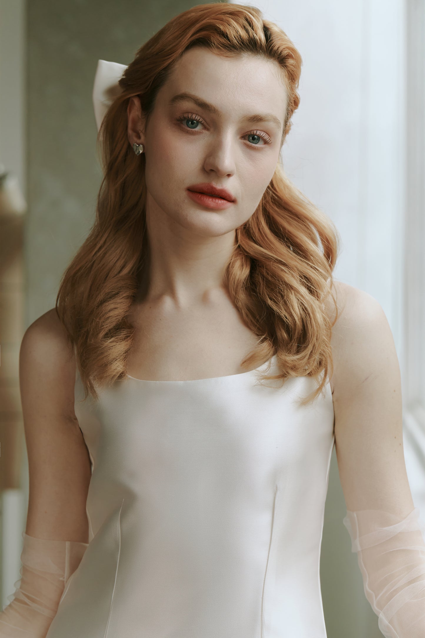 Mikado Satin Short Wedding Dress