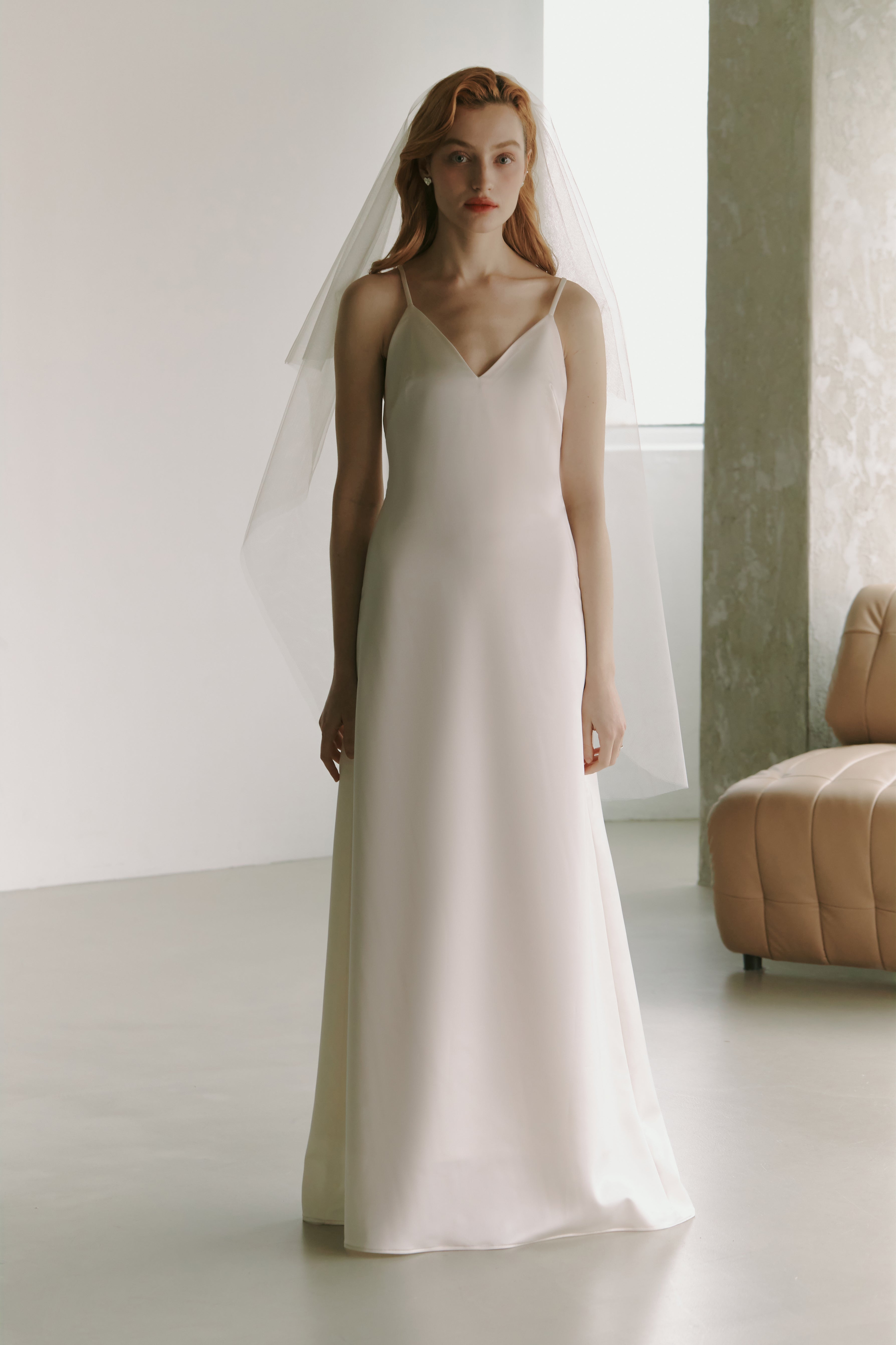 modest satin slip dress Women's Burgundy Satin Cowl Neck Bridesmaid Gown