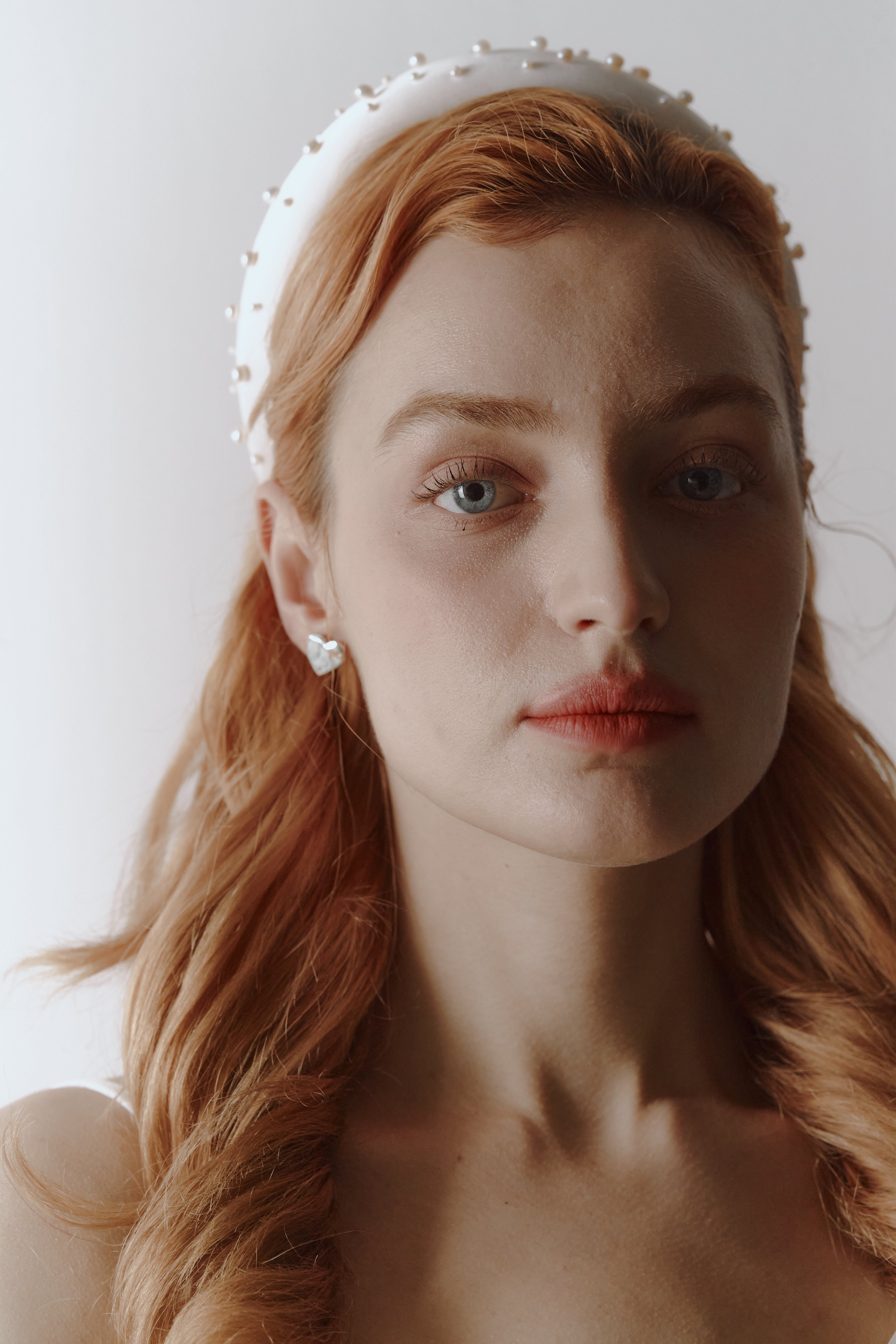 Freshwater Pearl Satin Bridal Headband