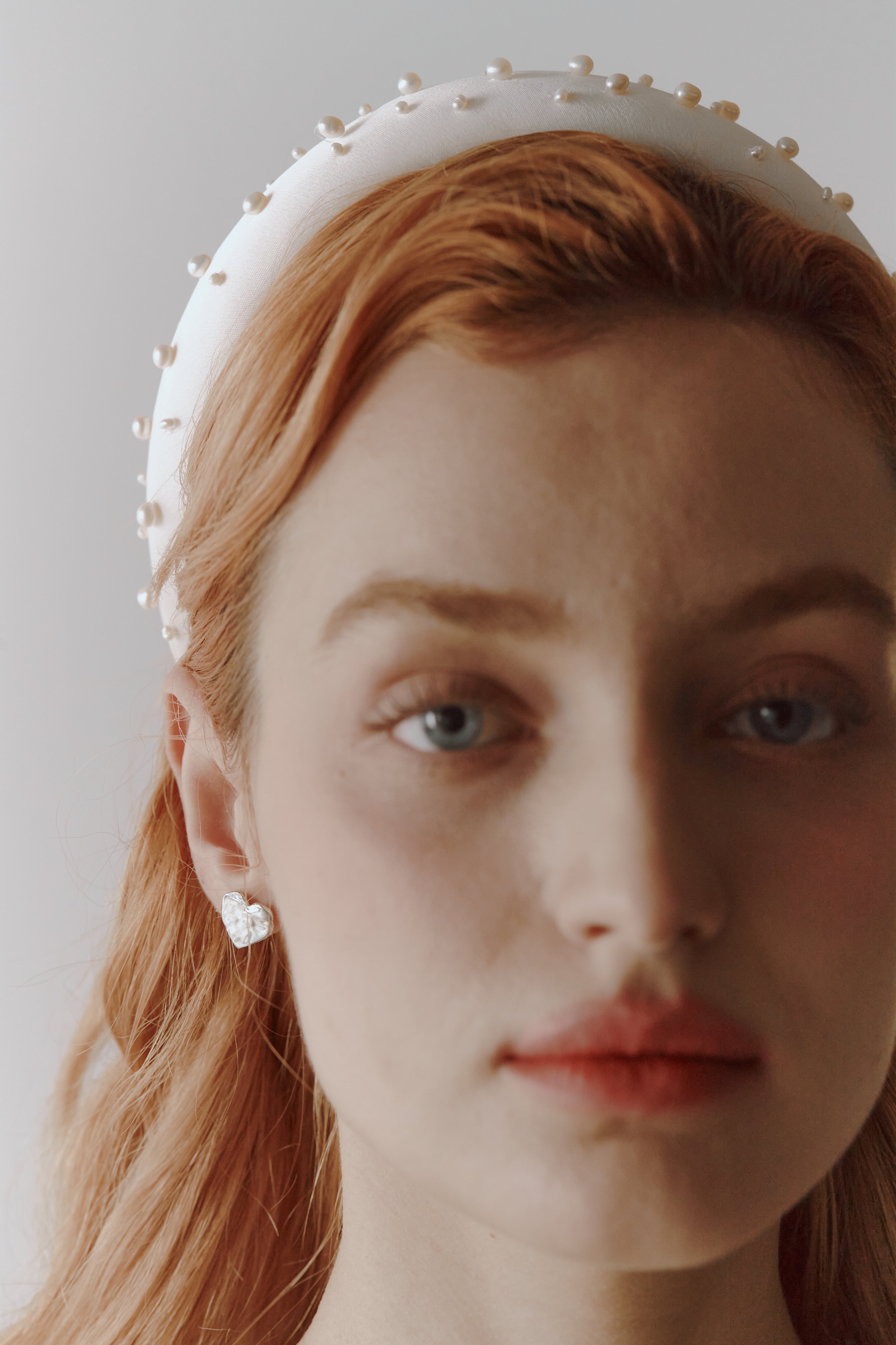Freshwater Pearl Satin Bridal Headband