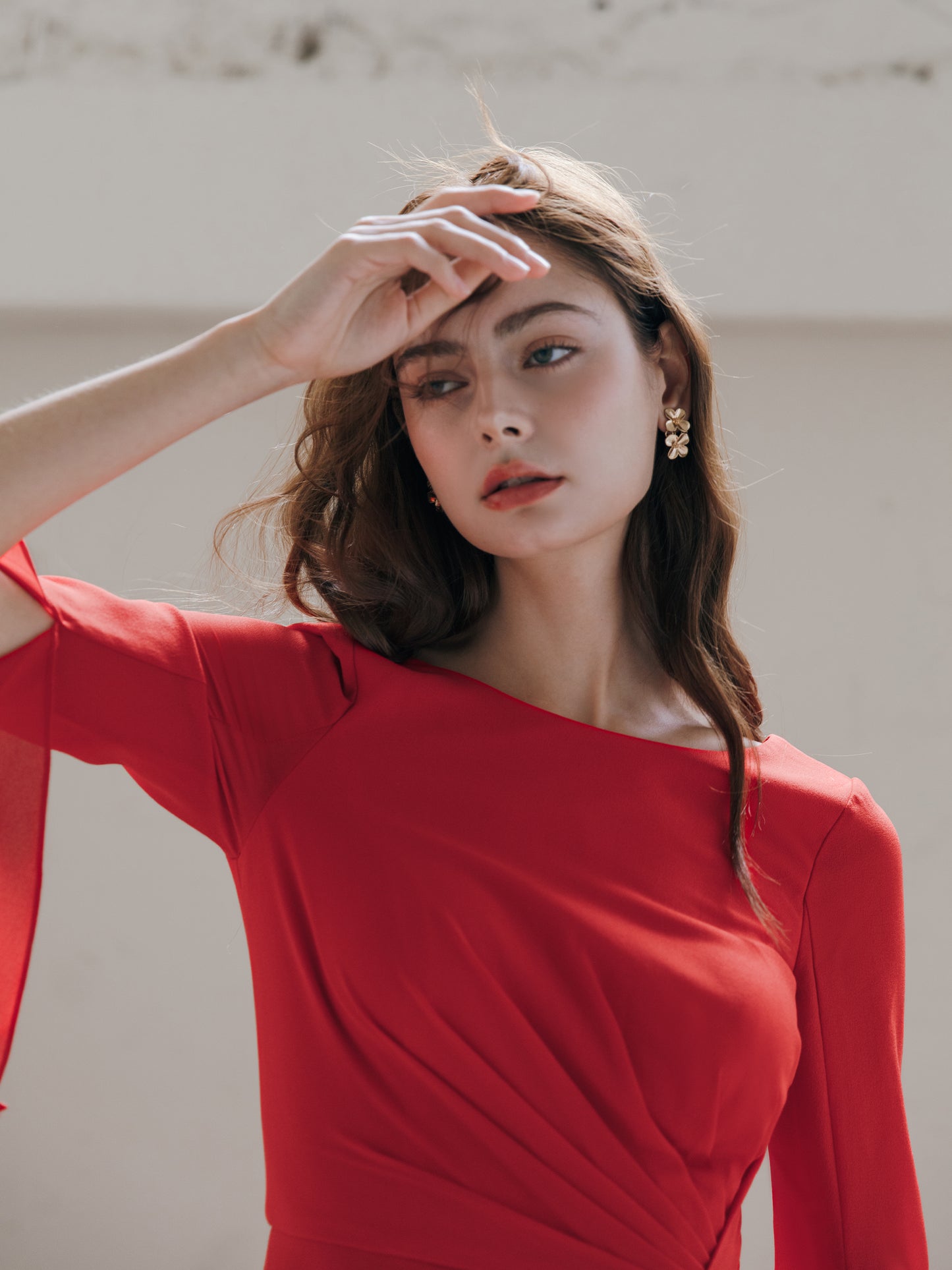 Elegant Red Evening Gown