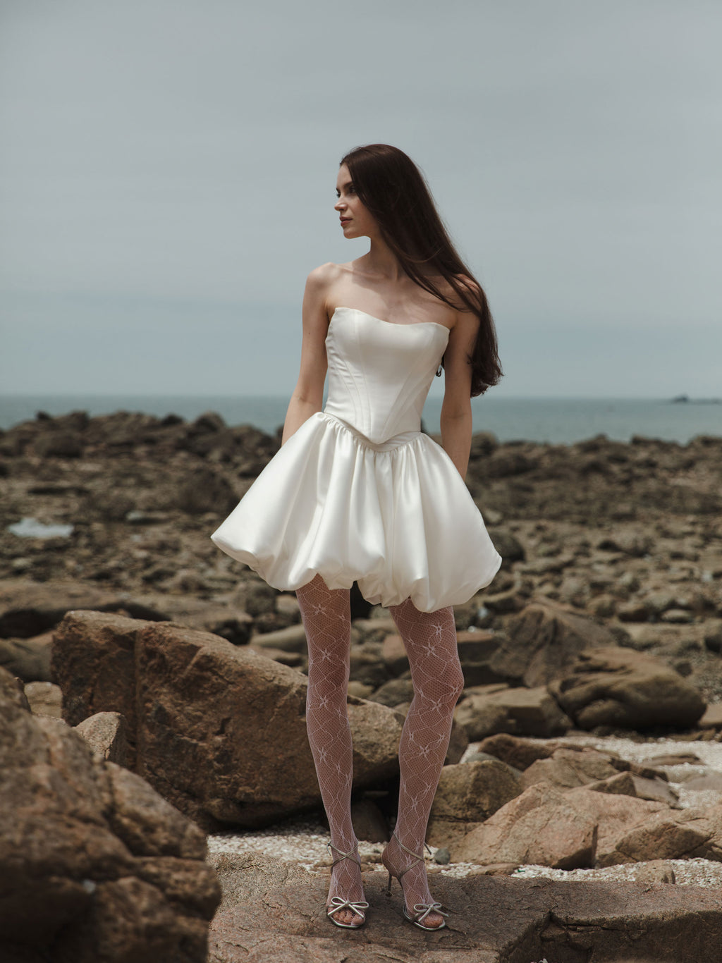 Corset Bubble Skirt Set - Two Piece Wedding Dress