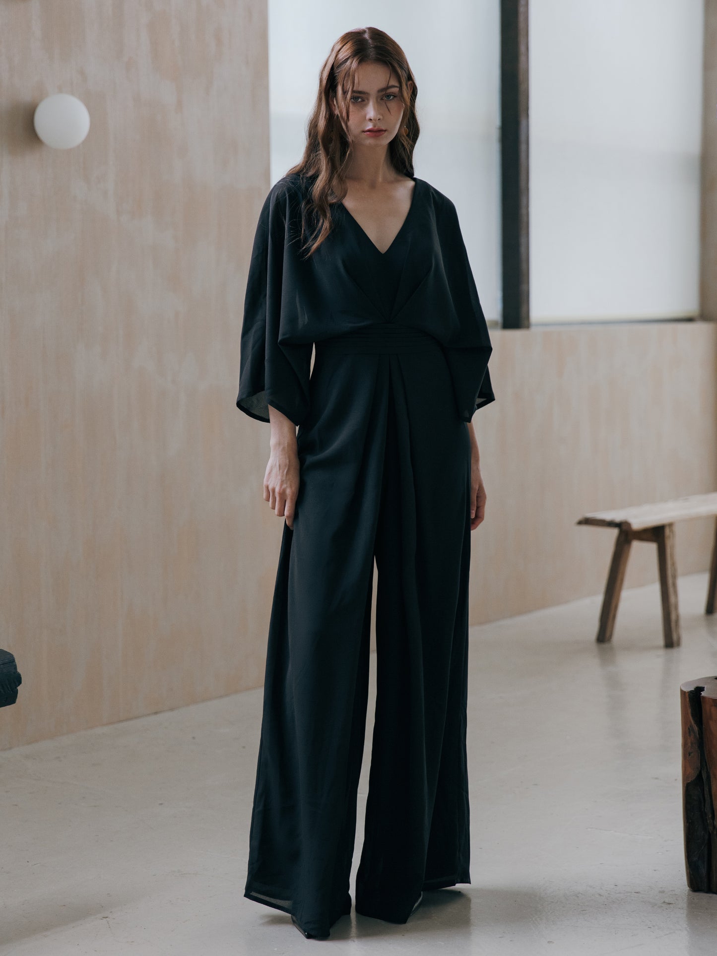 Black Jumpsuit Formal Evening Dress