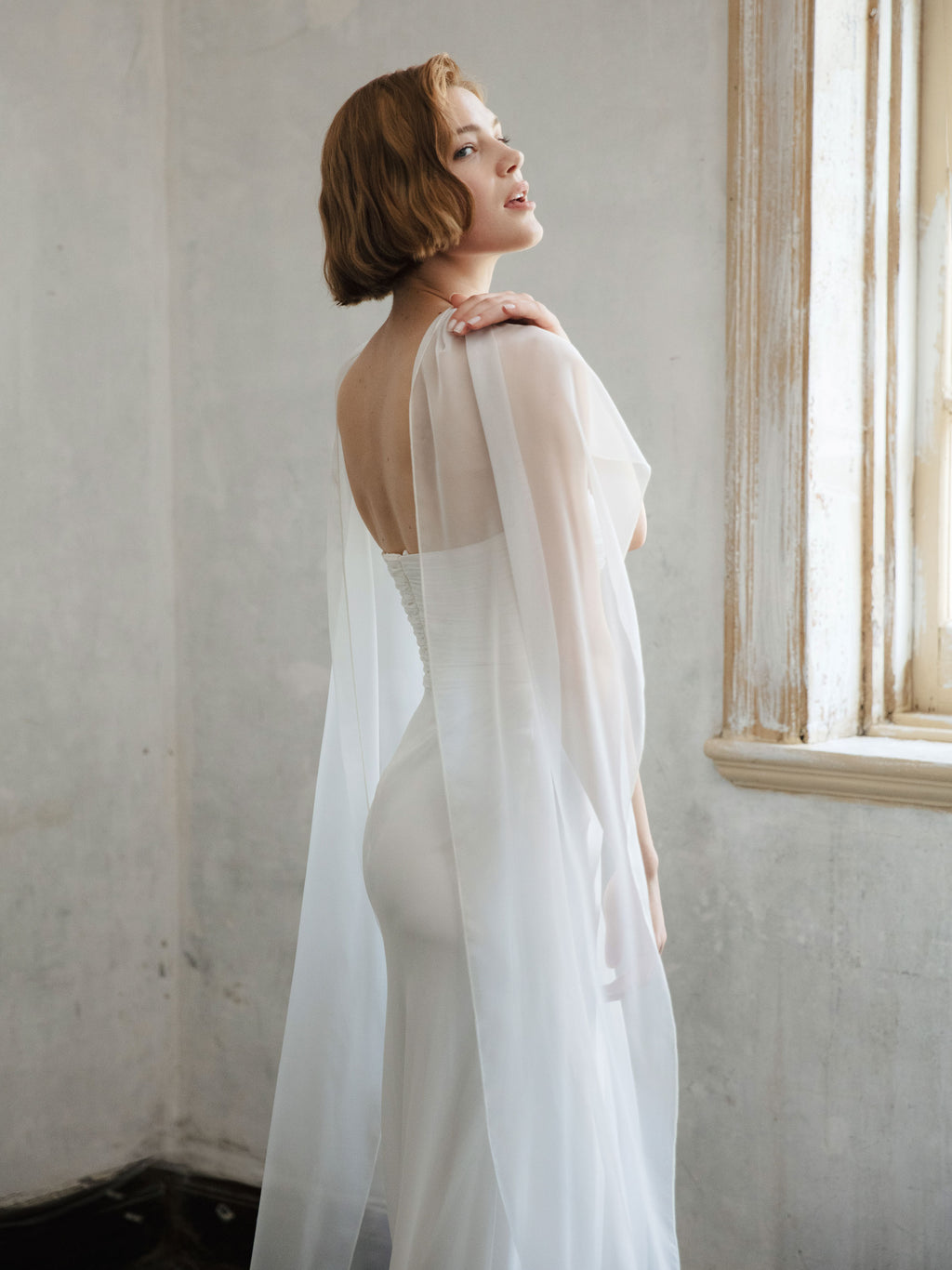 Strapless Modest Wedding Dress