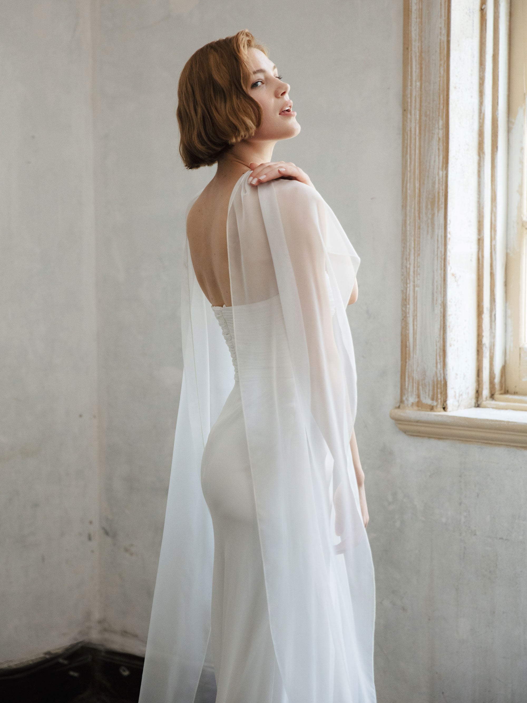 Strapless Modest Wedding Dress