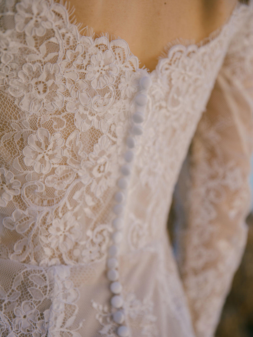 Lace Mini Wedding Dress - Bridal After Party Dress