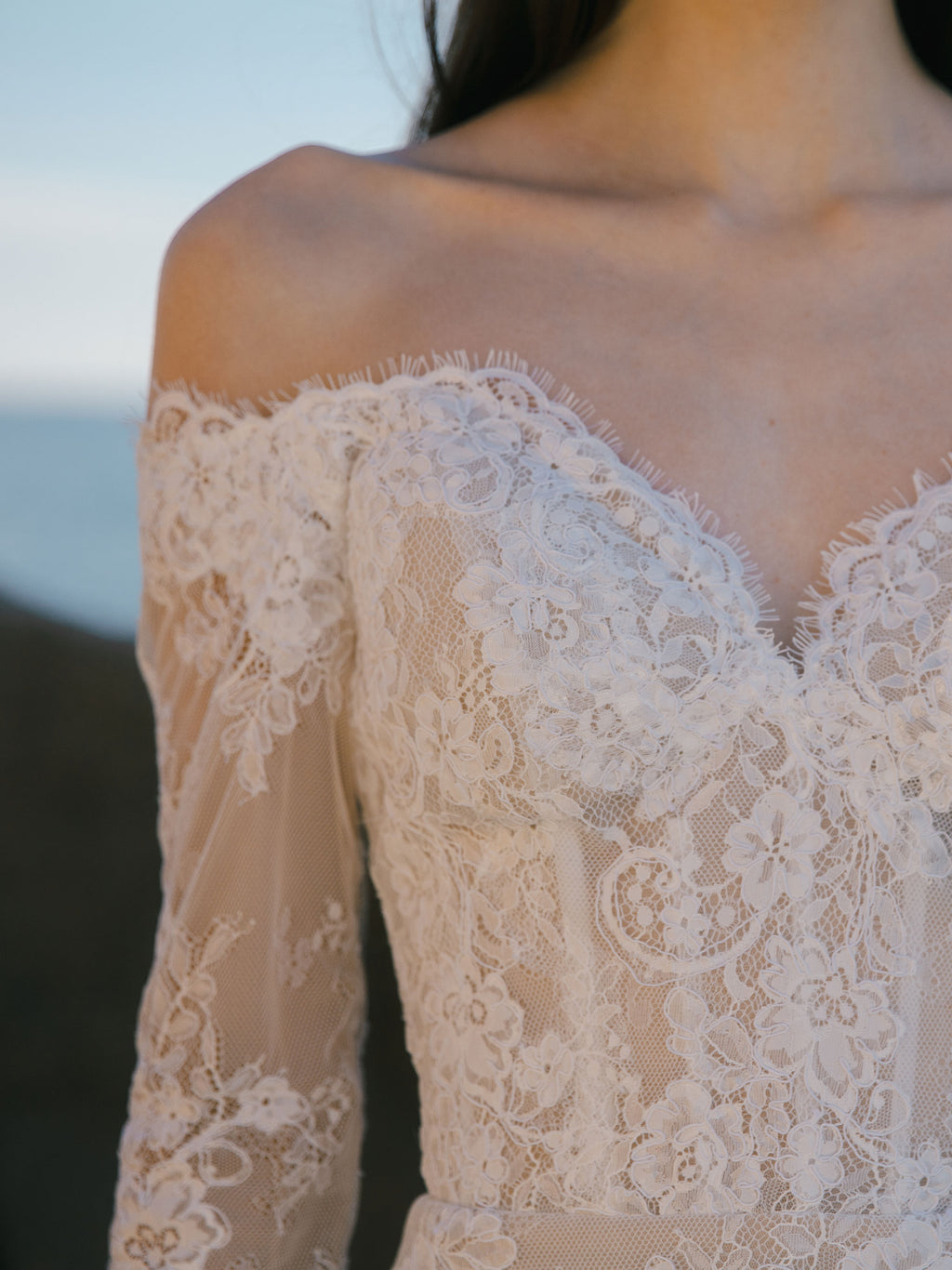 Lace Mini Wedding Dress - Bridal After Party Dress