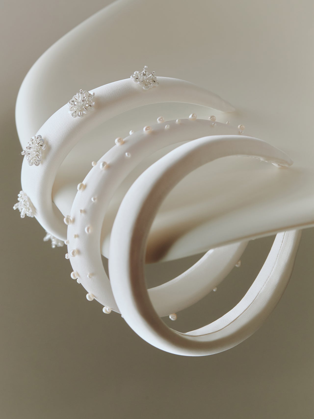 Modest Satin Bridal Headband