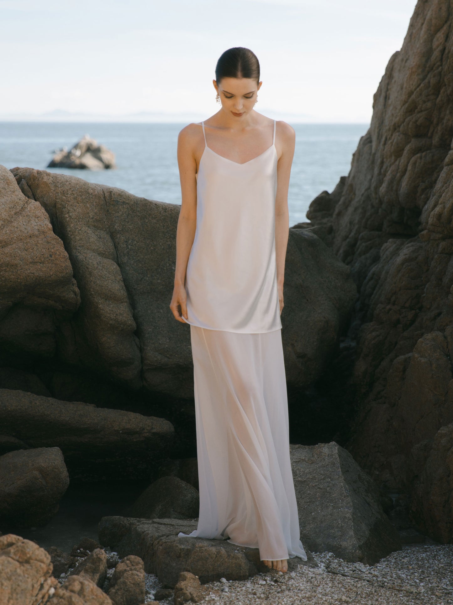 Modest Slip Wedding Dress