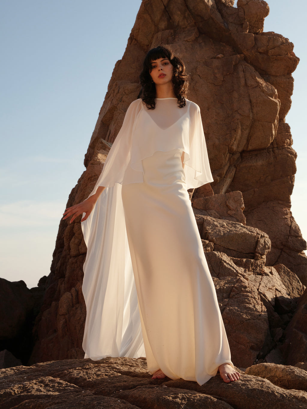 Bridal Cape Veil - Wedding Shawl