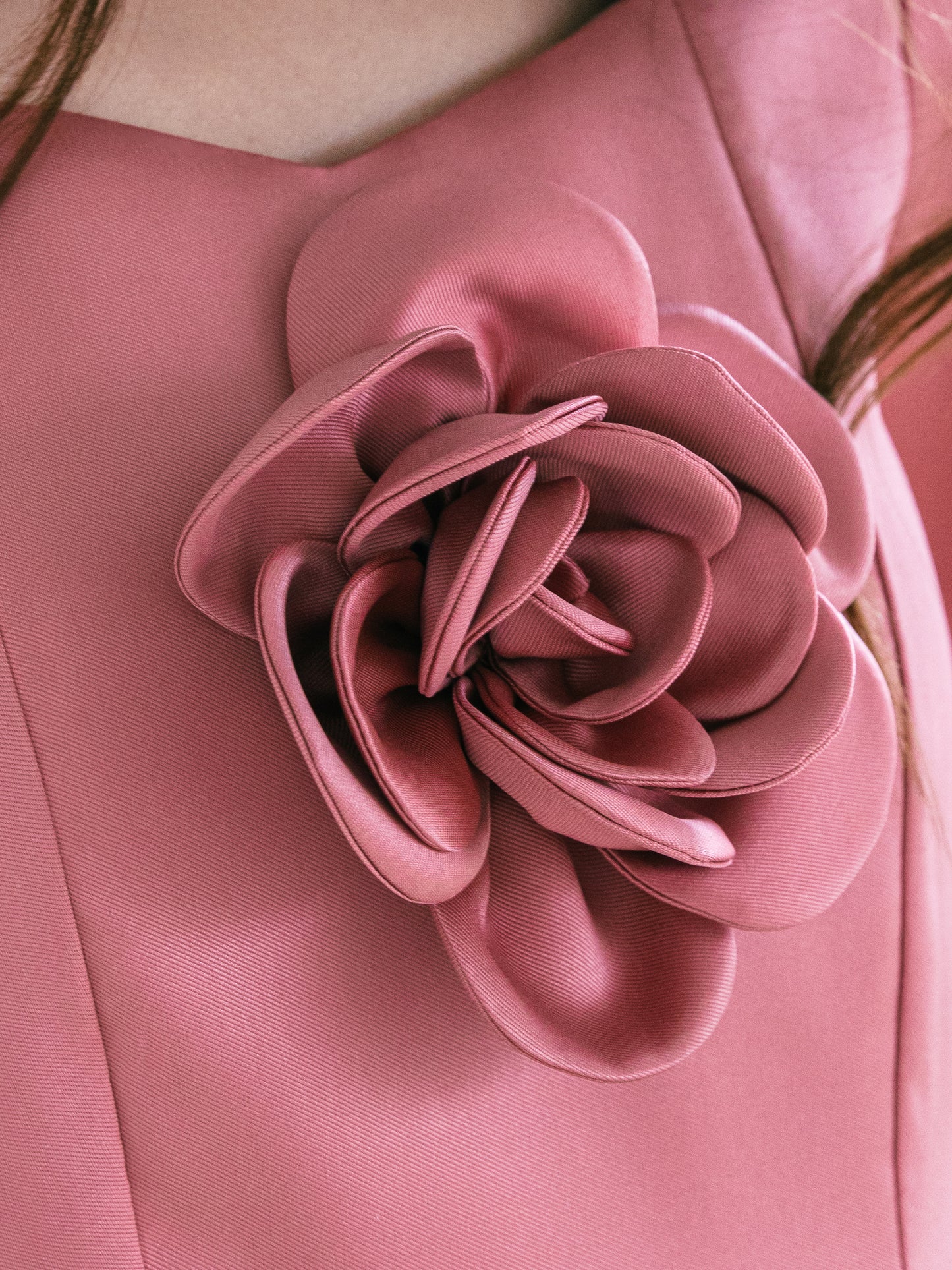 Floral Pink Dress Wedding